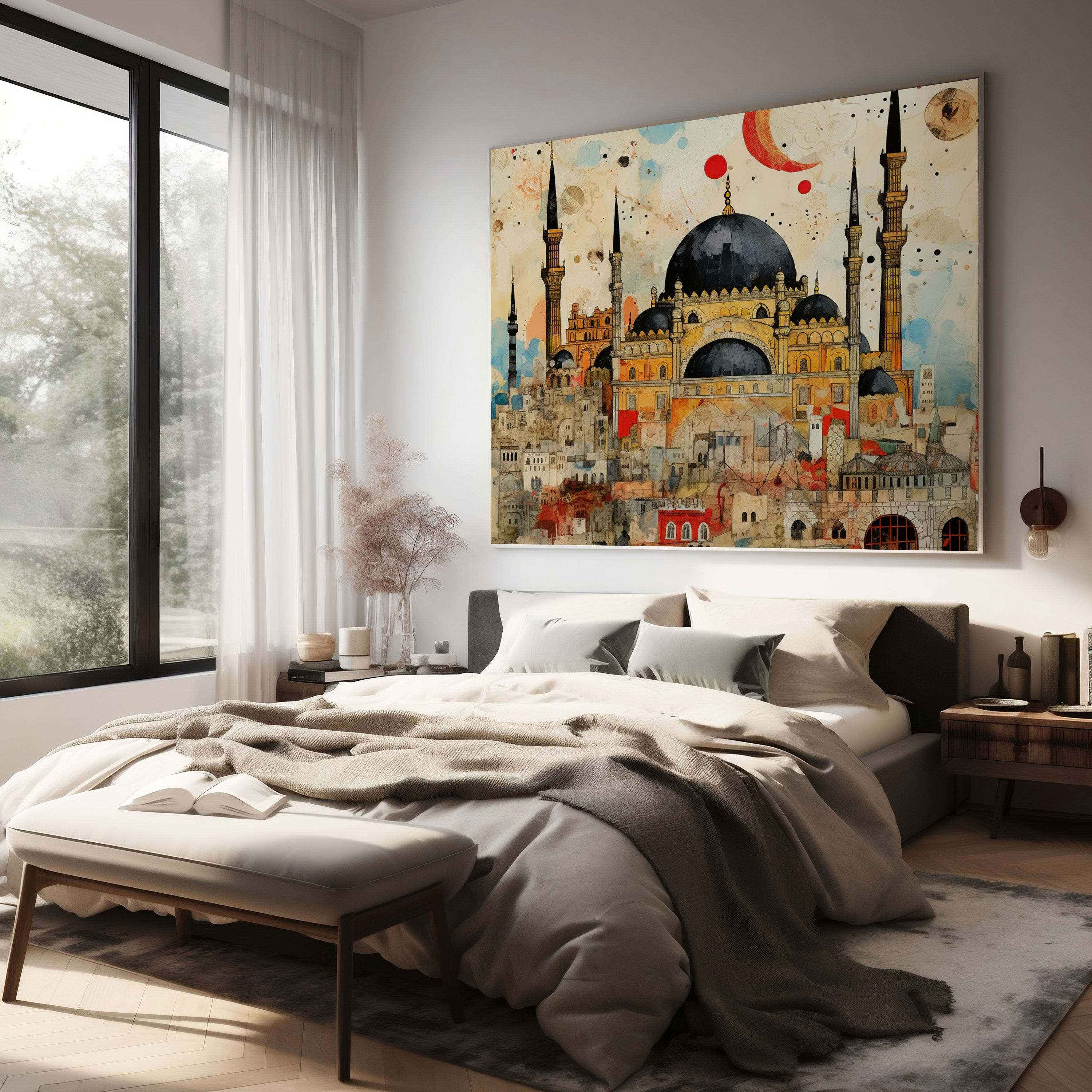 Contemporary Ottoman Architecture Canvas Print