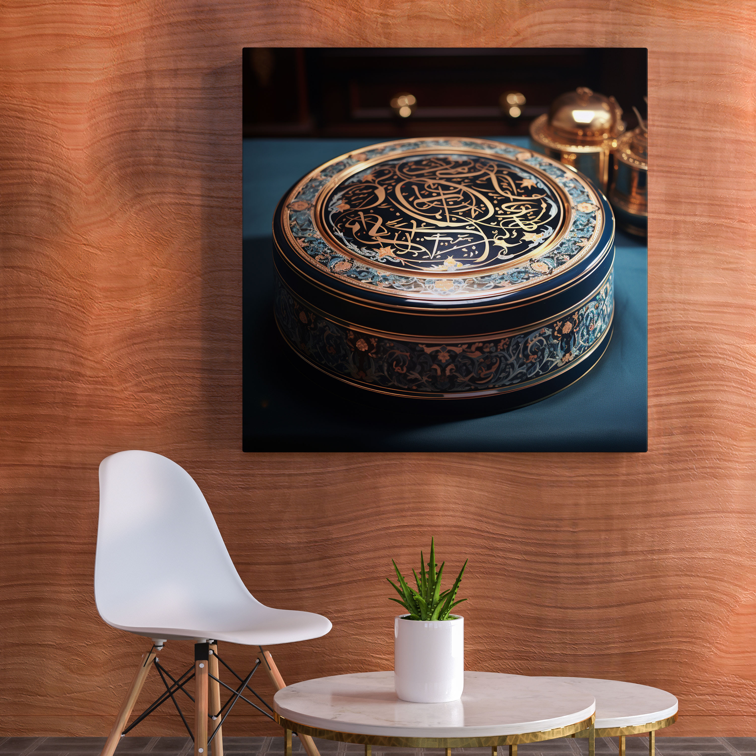Ottoman Empire Calligraphy Canvas Print
