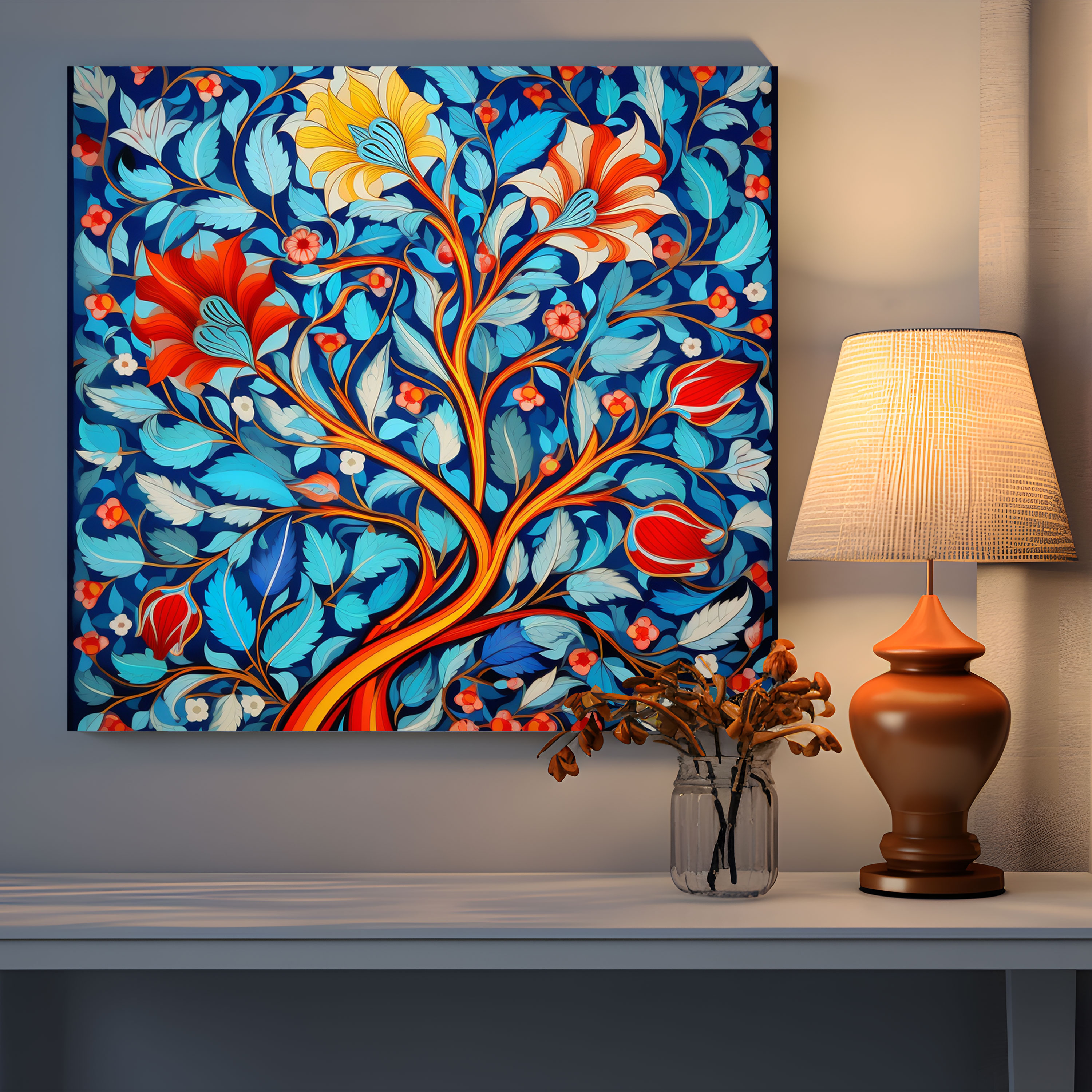 Ottoman Empire Mosaic Canvas Print