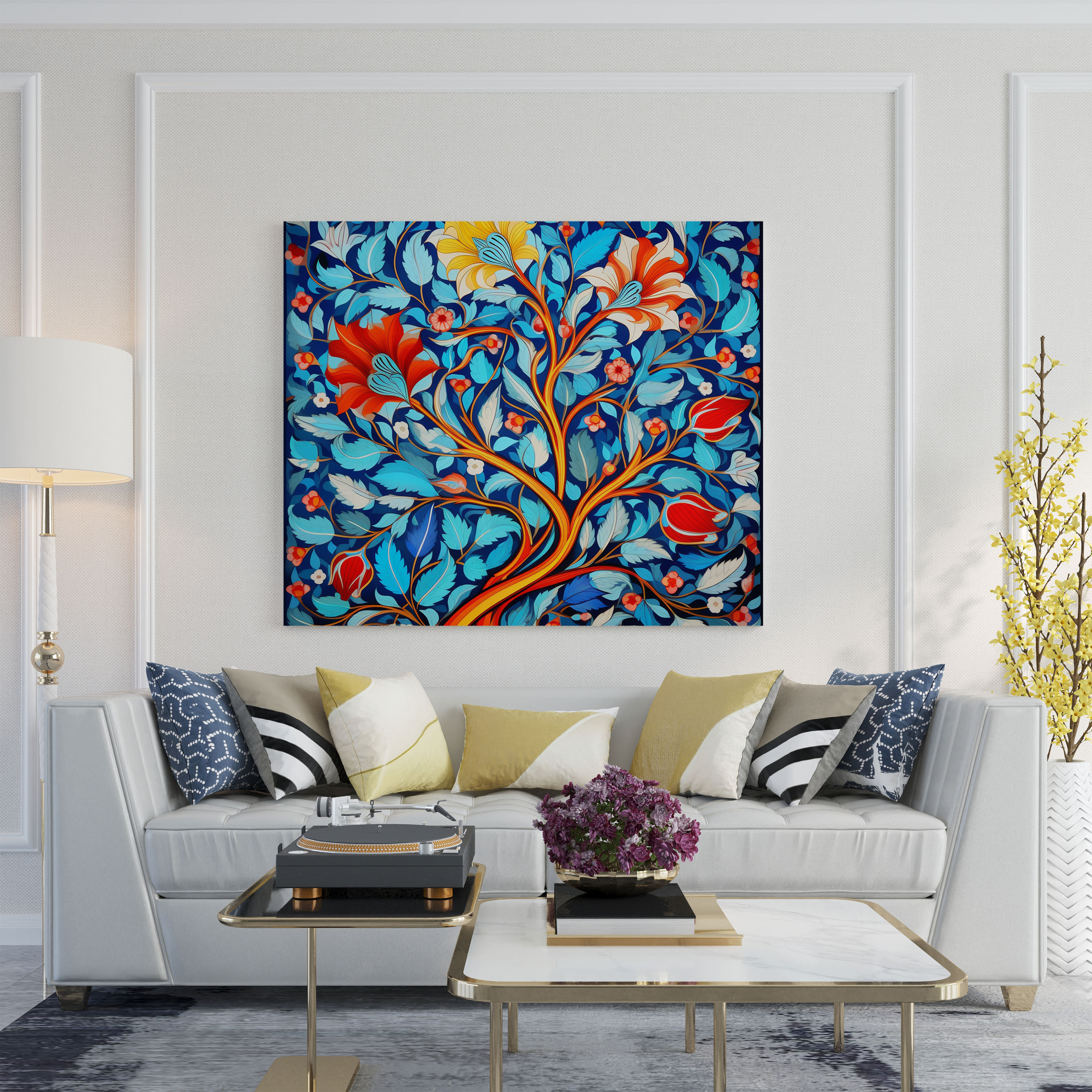 Ottoman Empire Mosaic Canvas Print