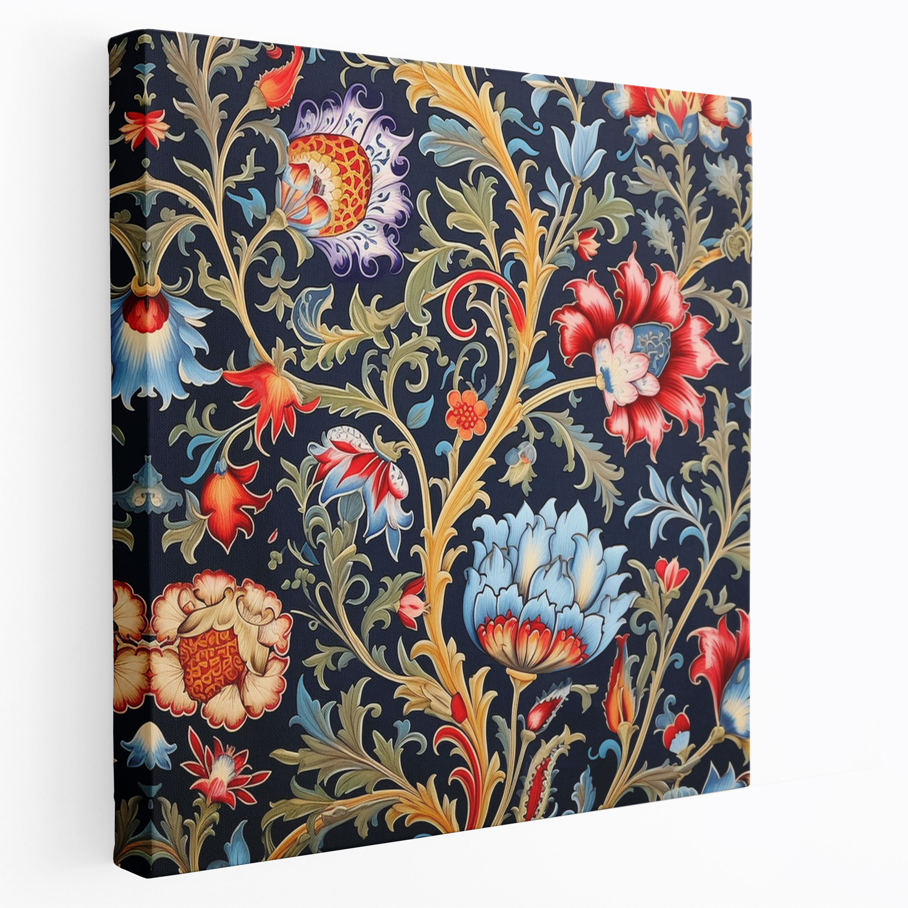 Lavish Textile Design Ottoman Empire Canvas Print
