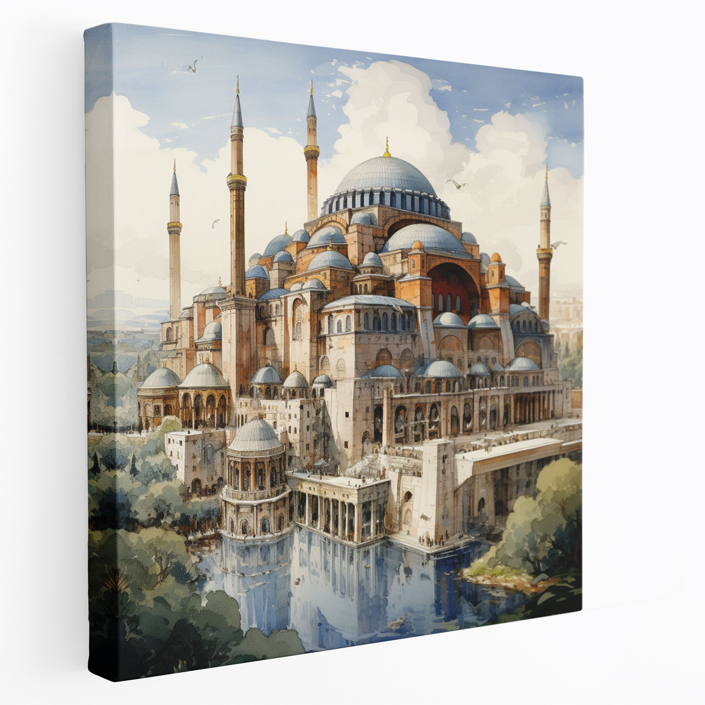 Hagia Sophia Canvas Print | Majestic Ottoman Empire Architecture