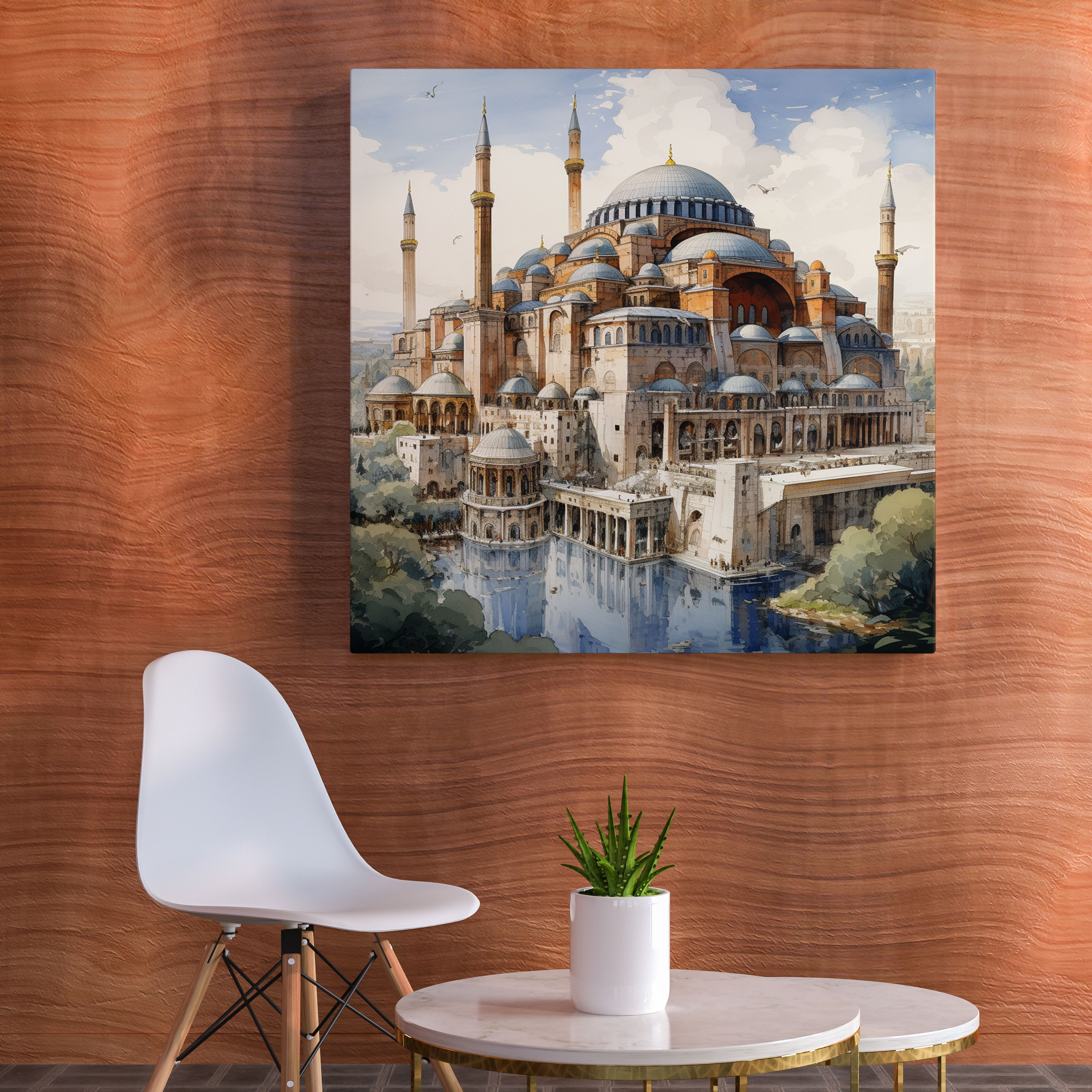 Hagia Sophia Canvas Print | Majestic Ottoman Empire Architecture