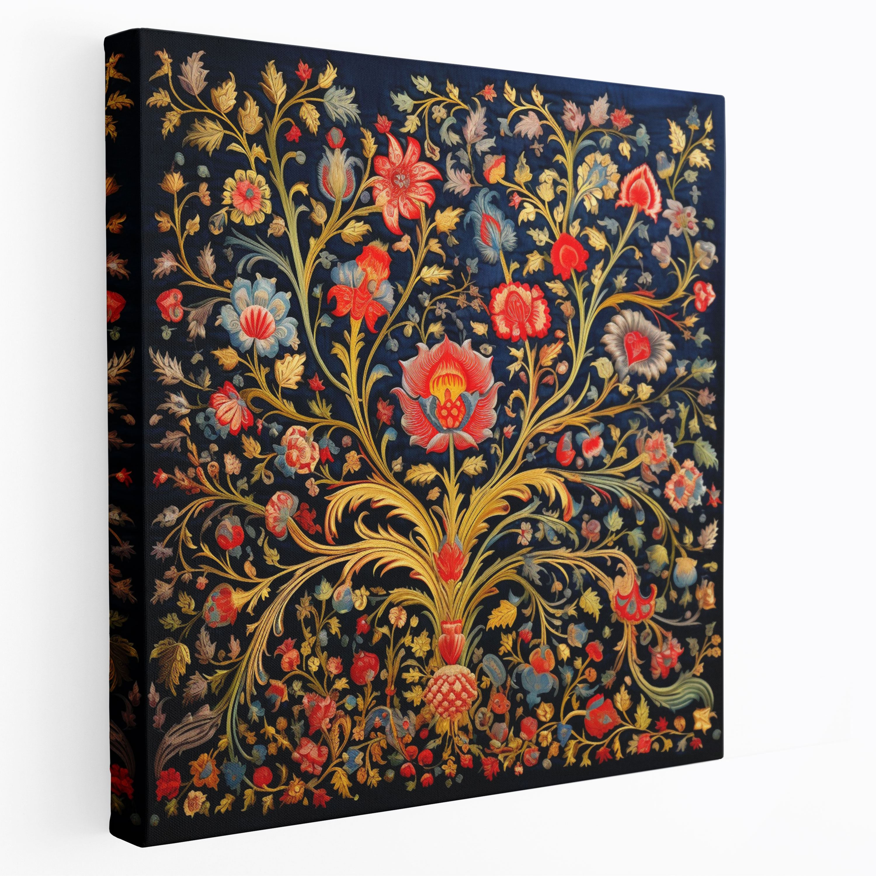 Luxurious Ottoman Empire Tapestry Canvas Print | Rich Embroidery Details