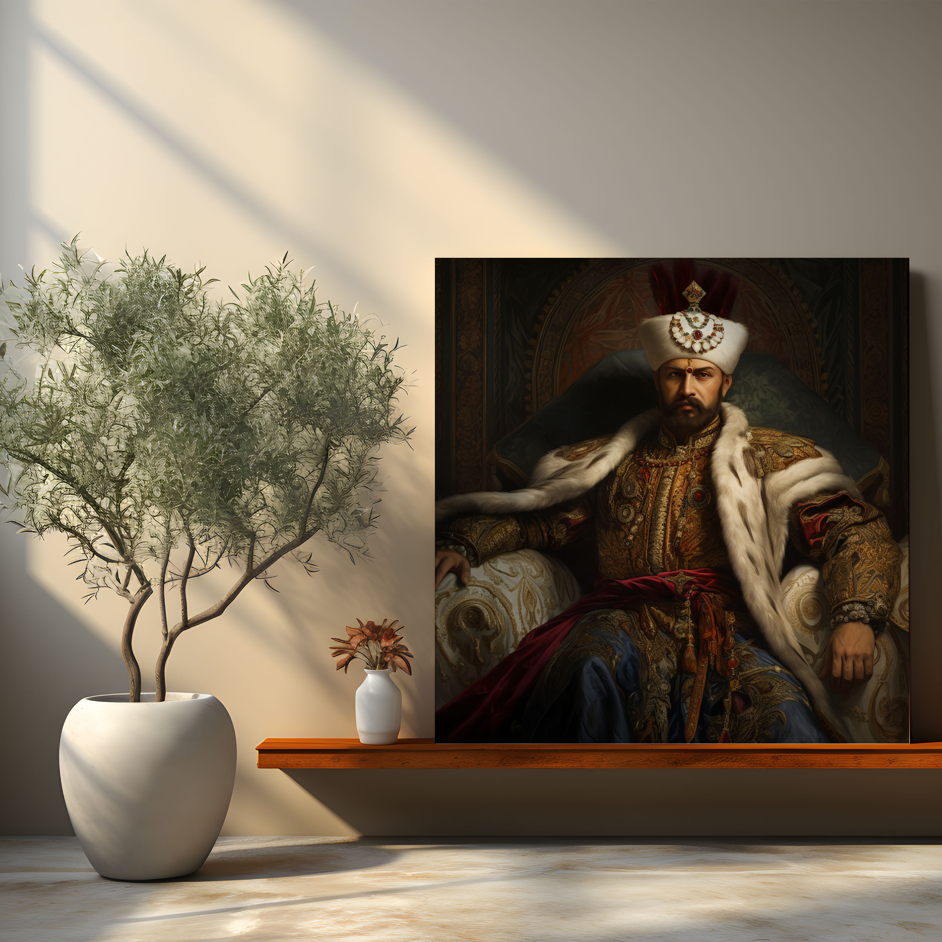 Sultan Suleiman the Magnificent Canvas Print | Regal Ottoman Empire Portrait