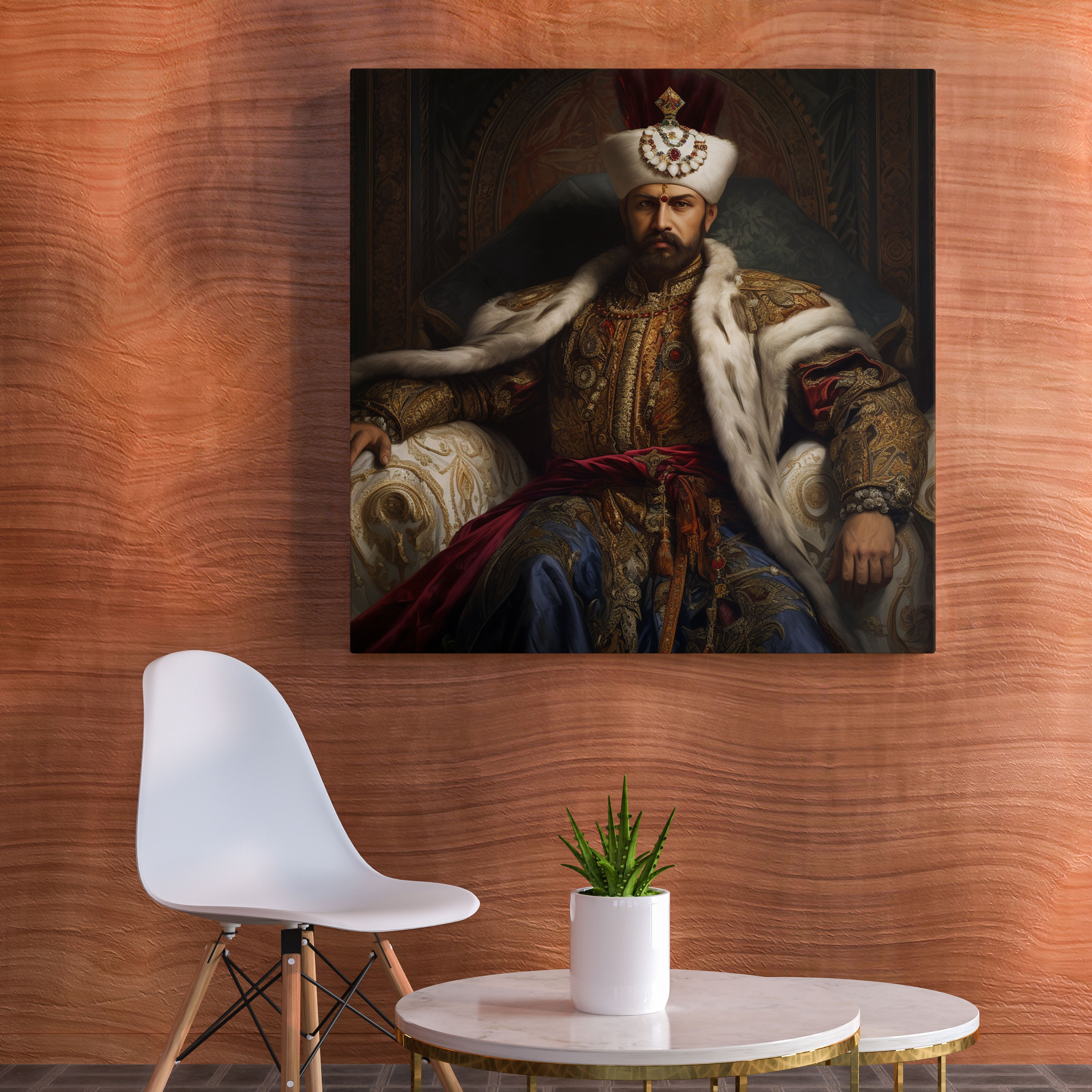 Sultan Suleiman the Magnificent Canvas Print | Regal Ottoman Empire Portrait