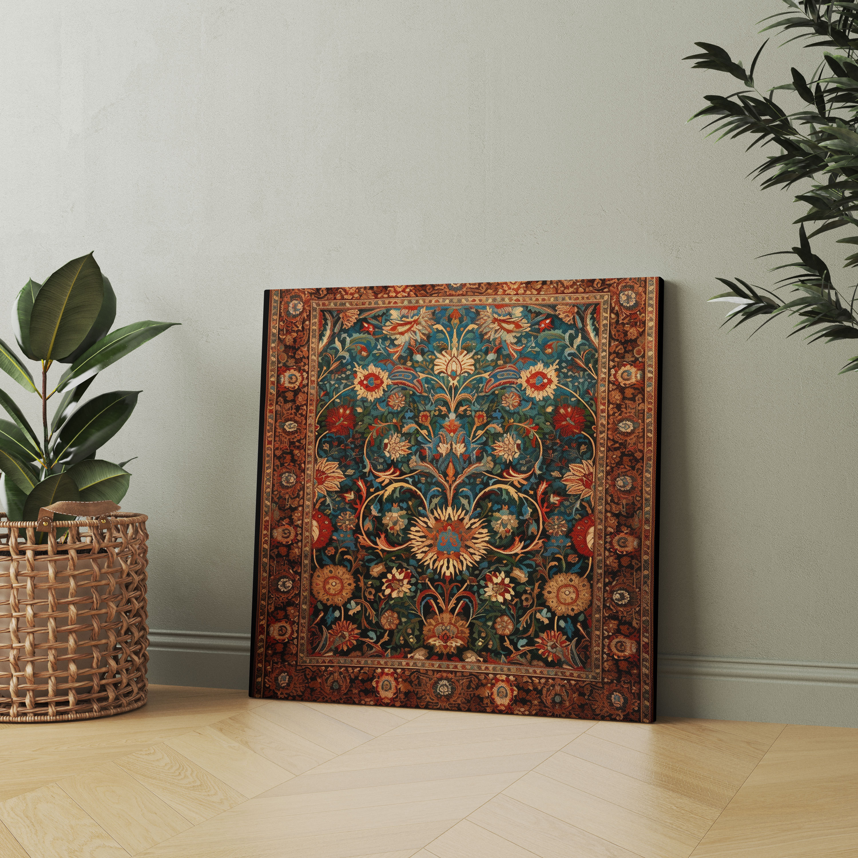 Ornate Ottoman Carpet Canvas Print