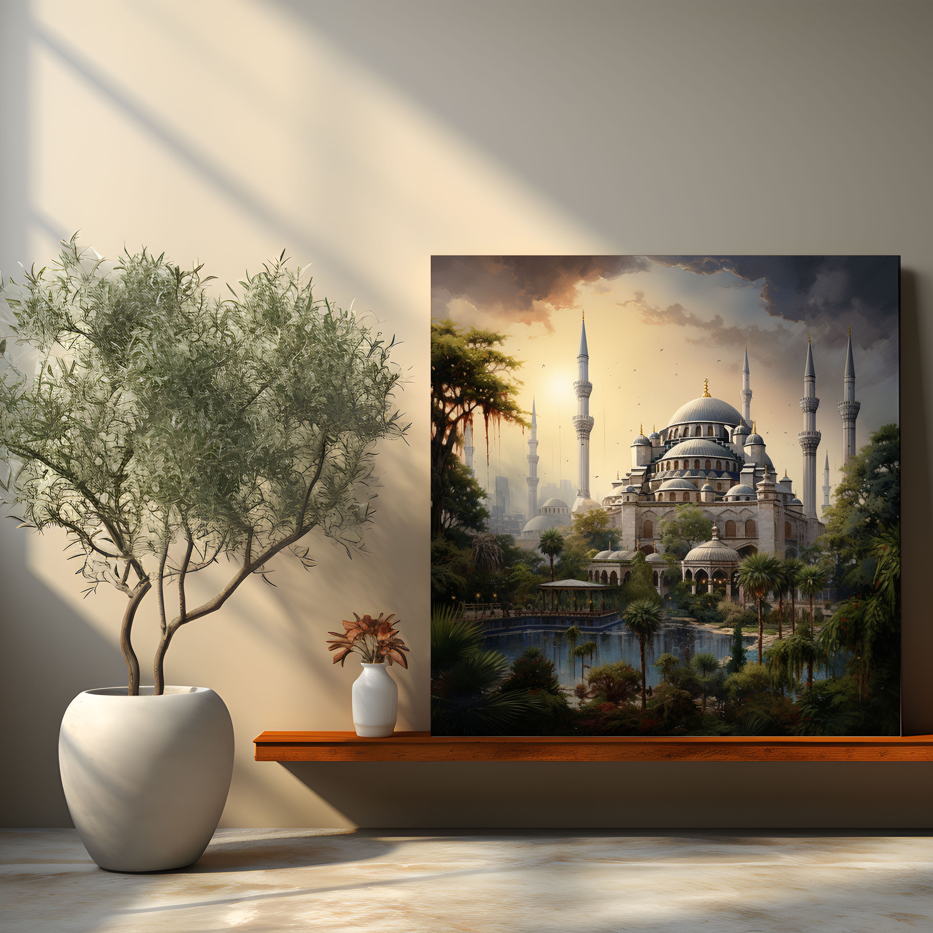 Iconic Sultan Mosque Canvas Print