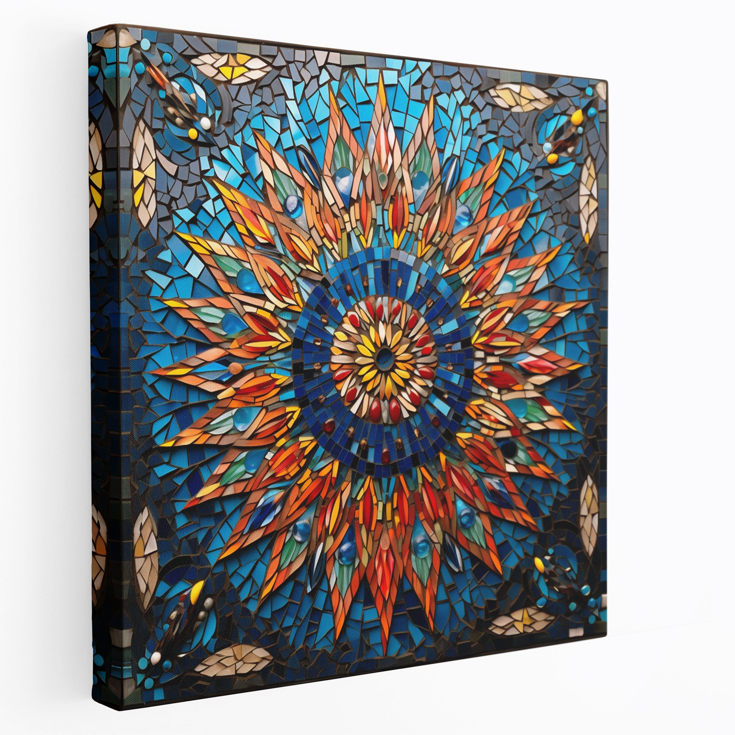 Ottoman Architecture Mosaic Canvas Print