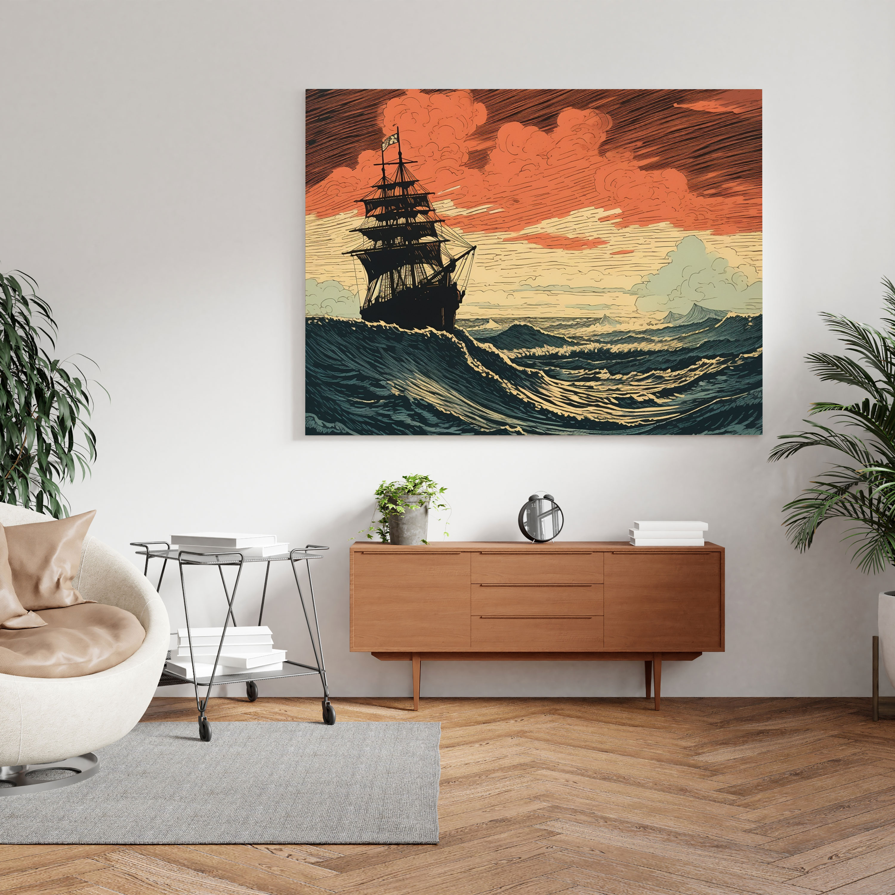 Ottoman Sea Explorers Canvas Print
