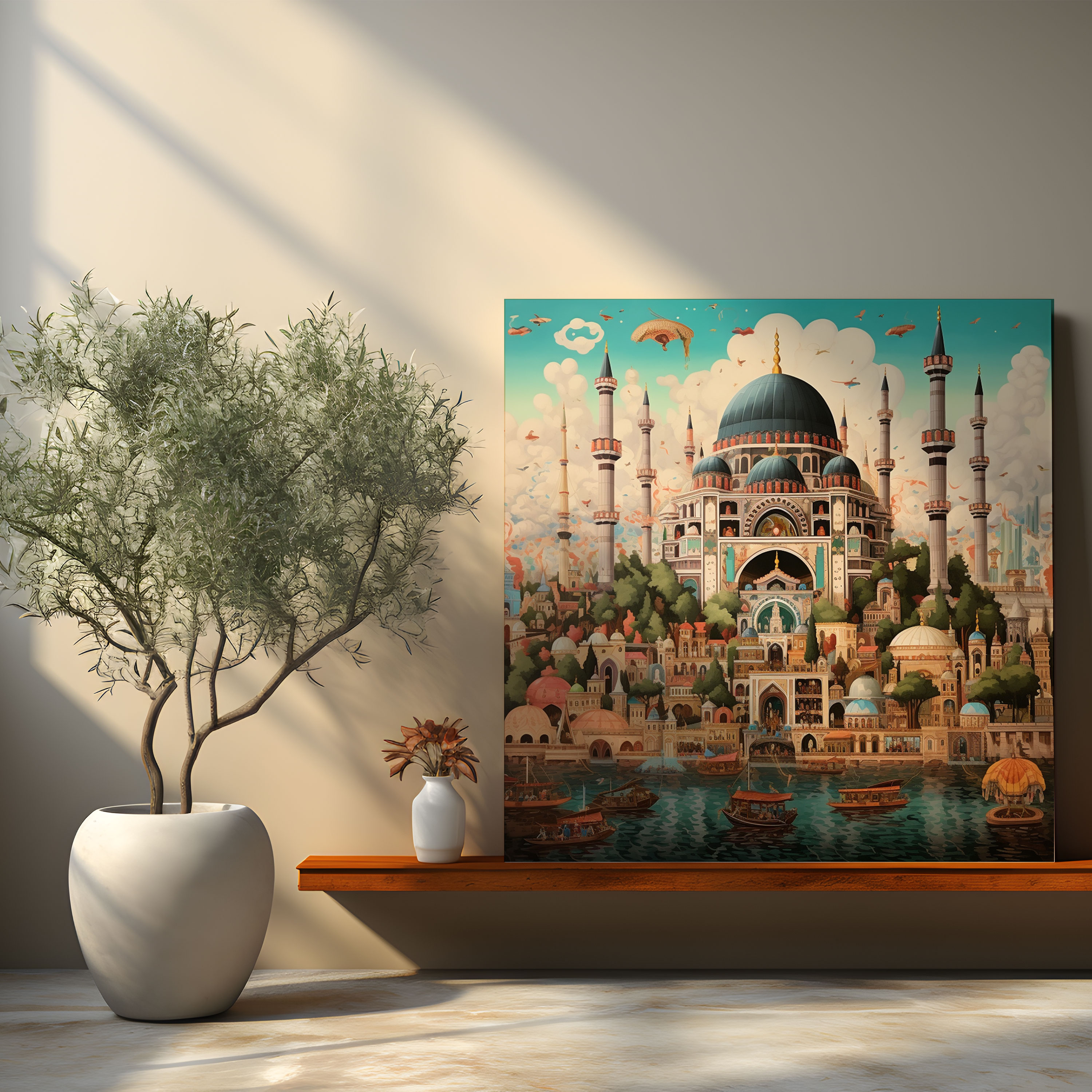 High Quality Canvas Print - Grandeur of the Ottoman Empire - Vibrant Colors and Majestic Details - Wall Decoration