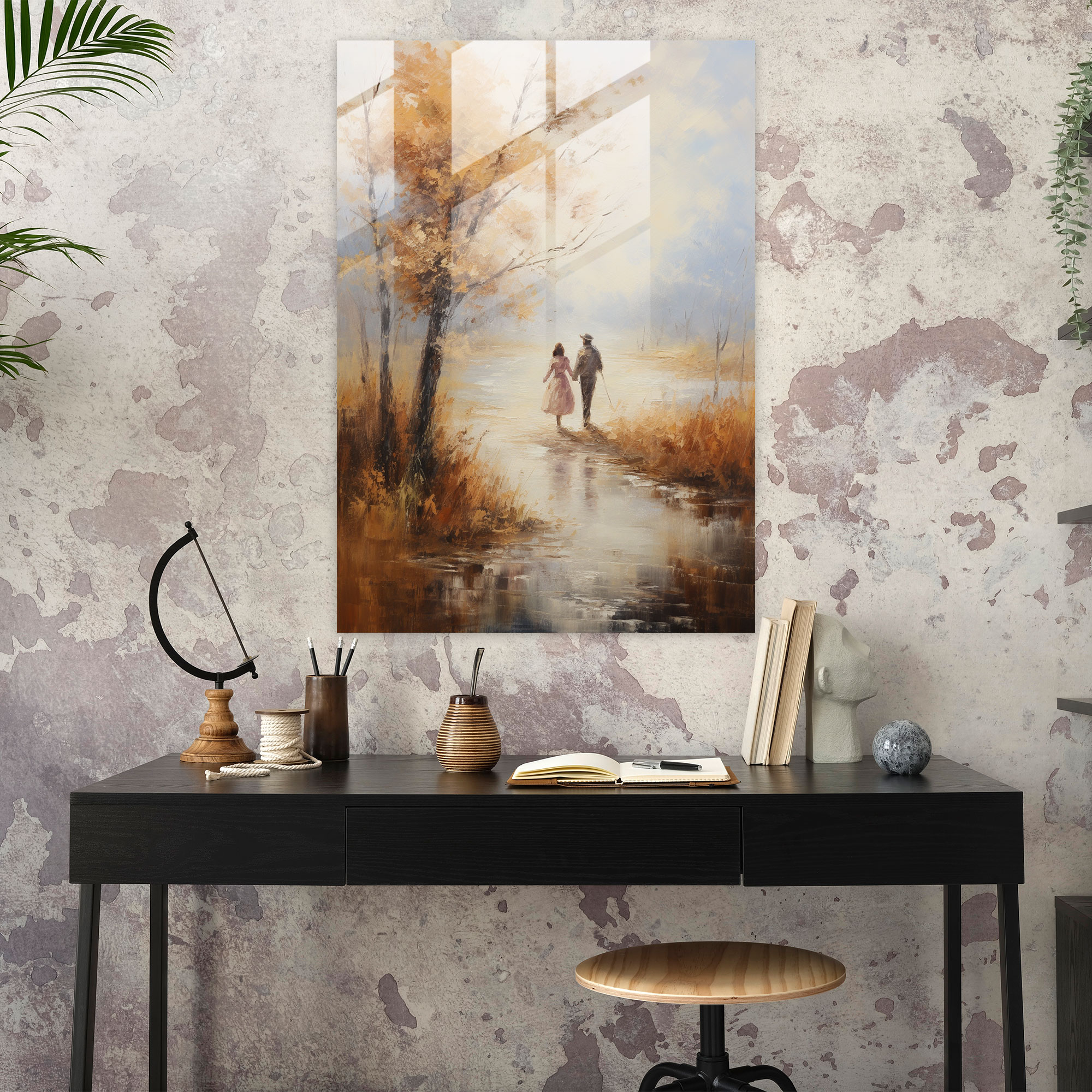 Old Peoples Wall Decoration - Old Peoples, Wall Decoration, Glass Wall Art, Old Peoples