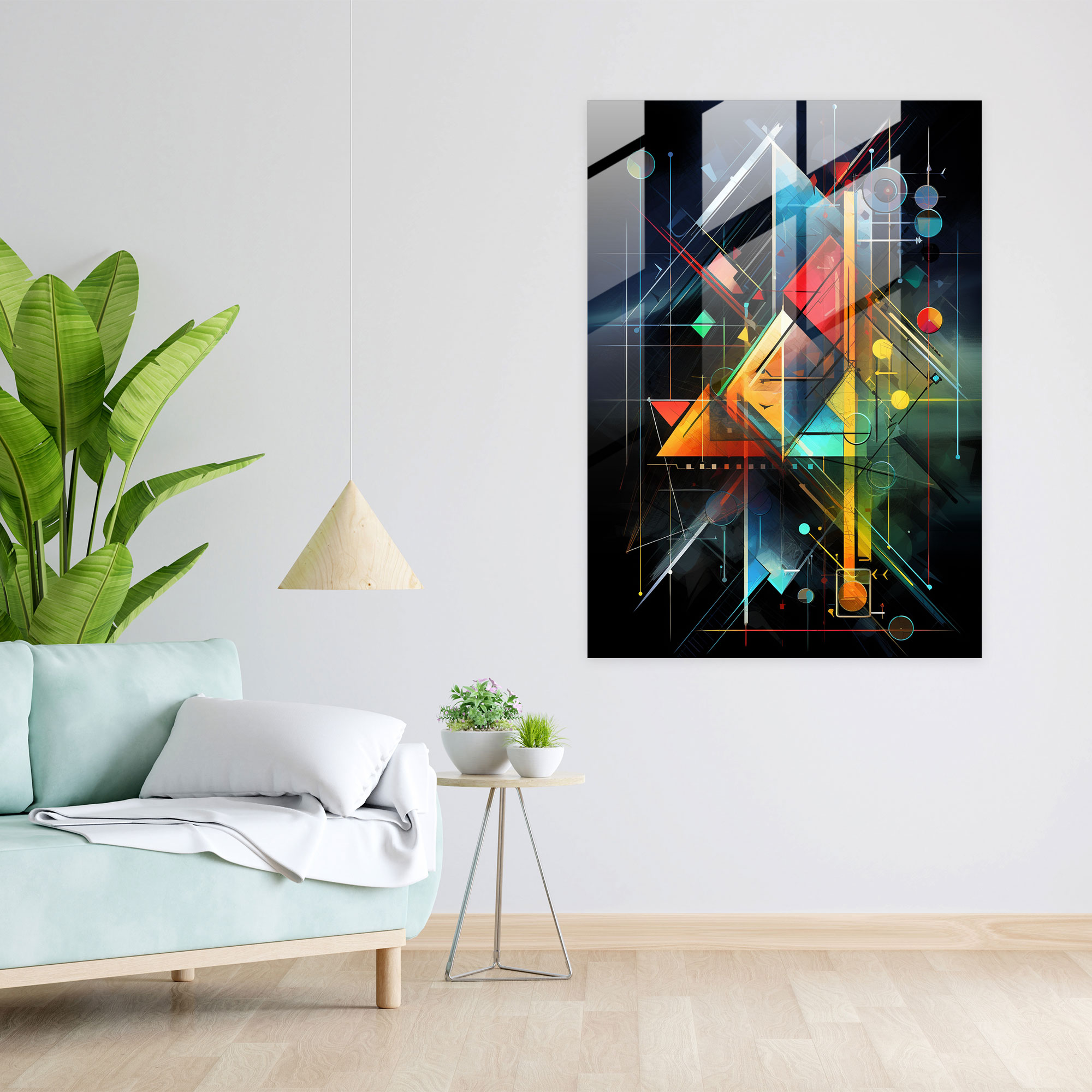Oppenheimer Glass Art - Oppenheimer, Modern Art, Wall Decoration, Glass Print