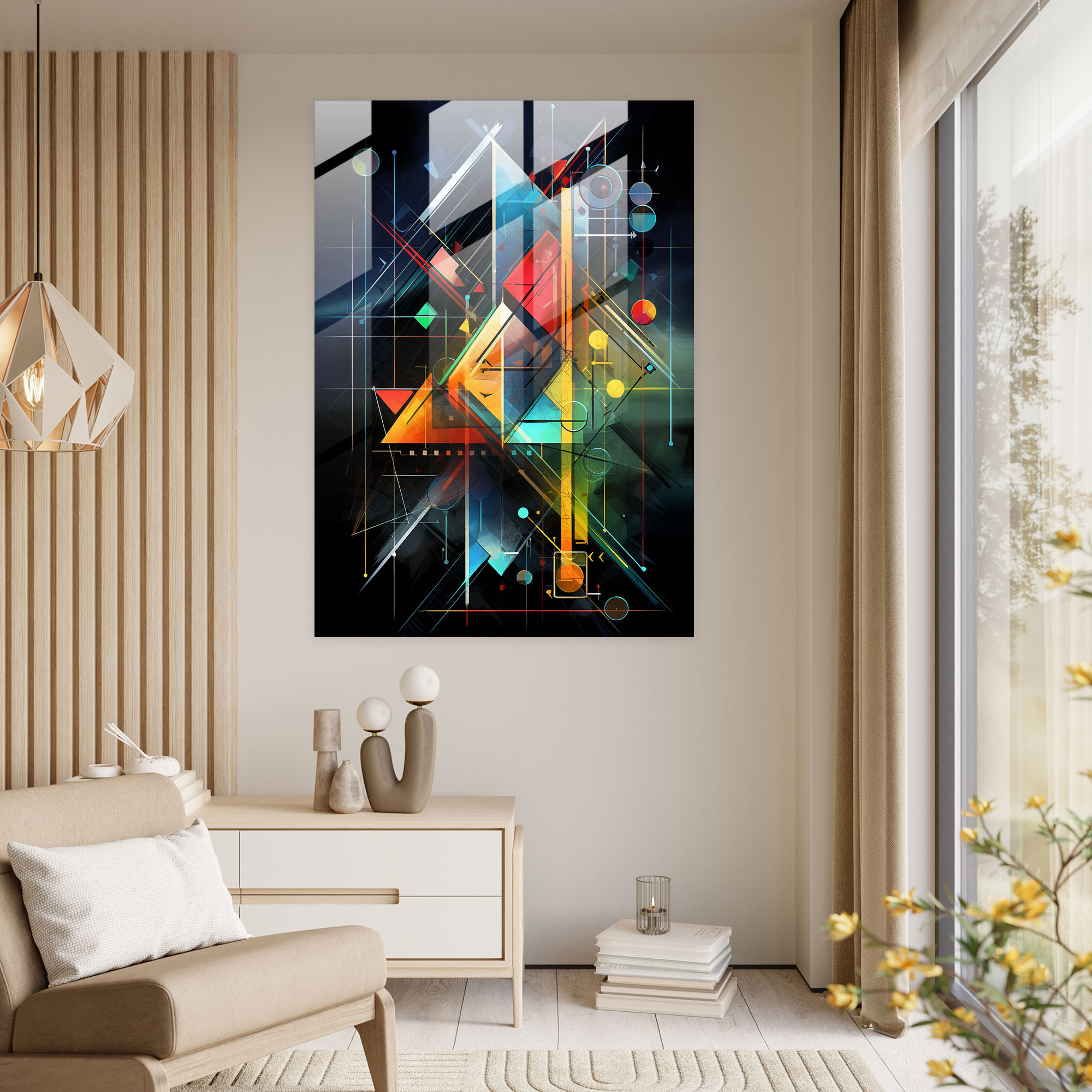 Oppenheimer Glass Art - Oppenheimer, Modern Art, Wall Decoration, Glass Print