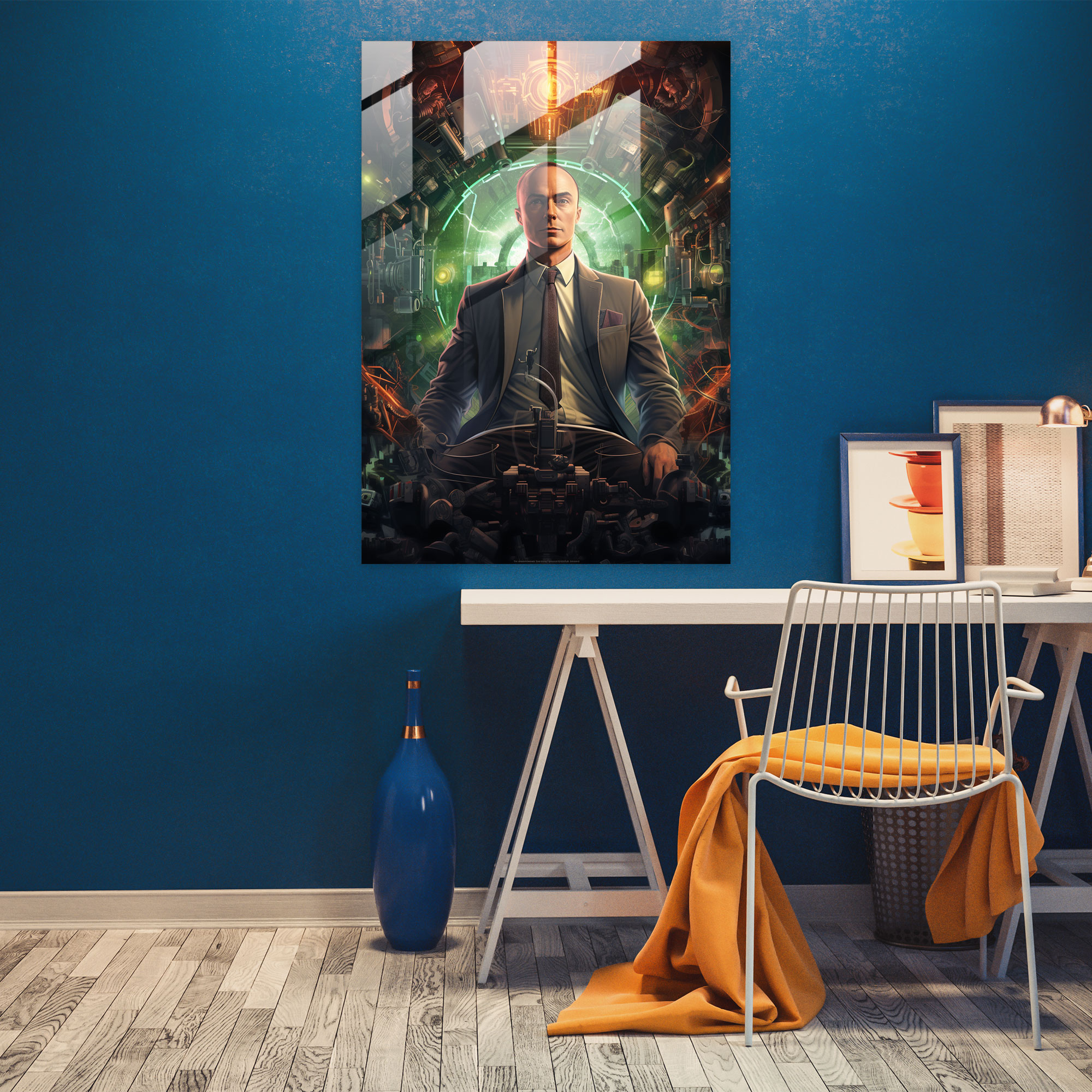 Oppenheimer Glass Art - Oppenheimer, Wall Decoration, Glass Print, Glass Art