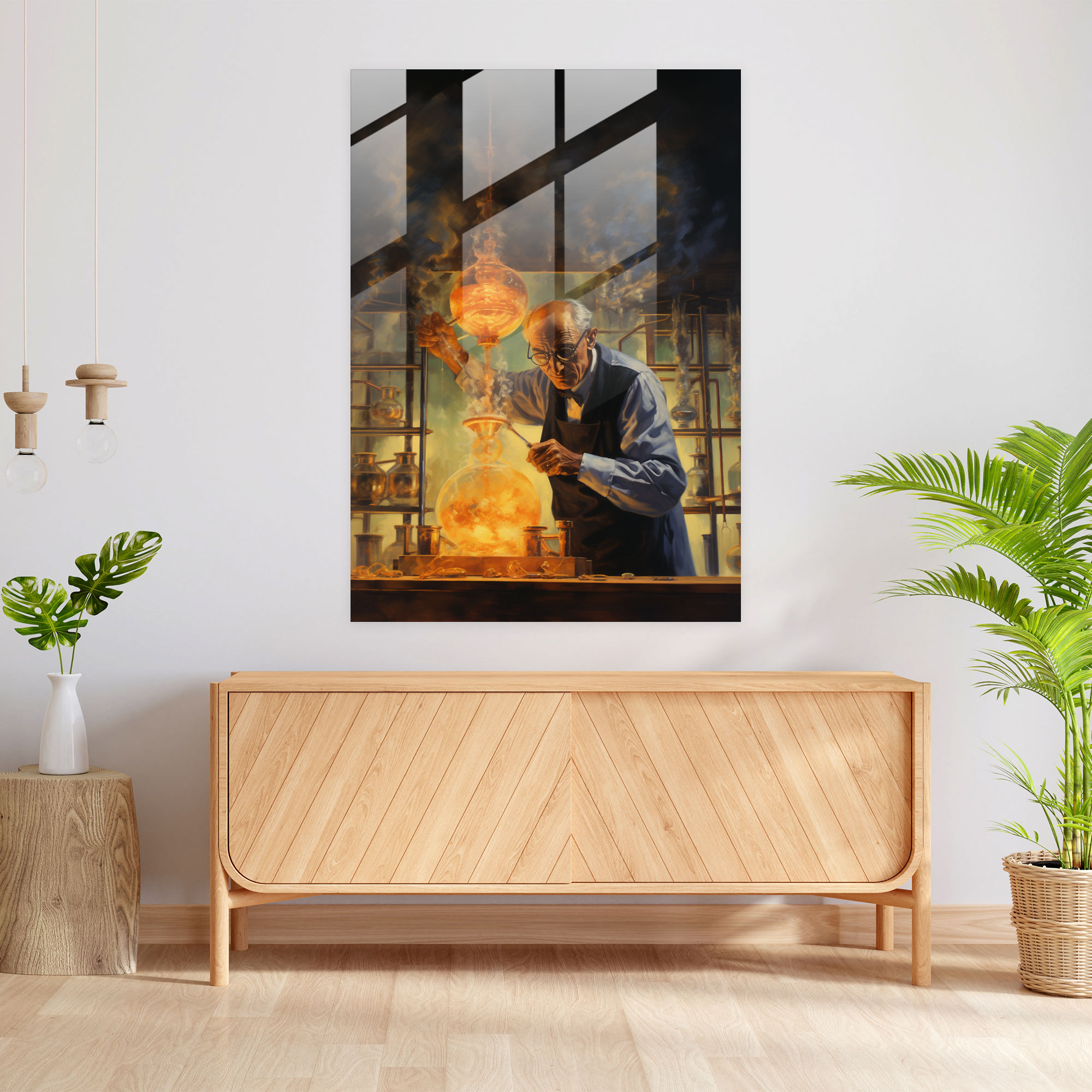 Oppenheimer Home Decoration - Oppenheimer, Nuclear Physics, Impressionist, Oppenheimer