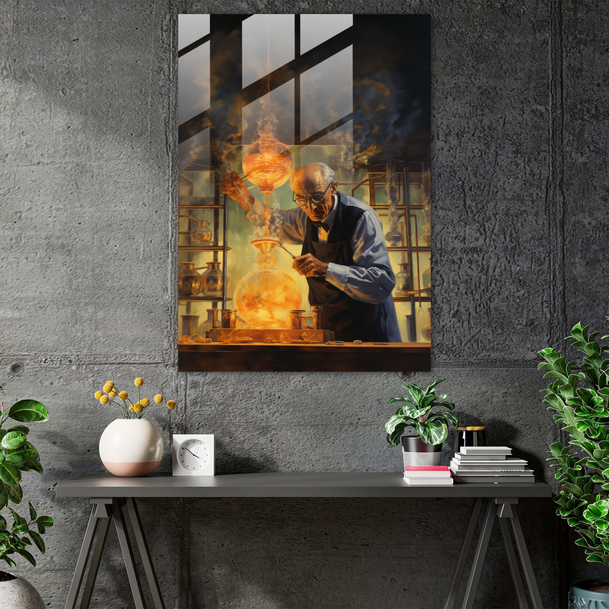 Oppenheimer Home Decoration - Oppenheimer, Nuclear Physics, Impressionist, Oppenheimer