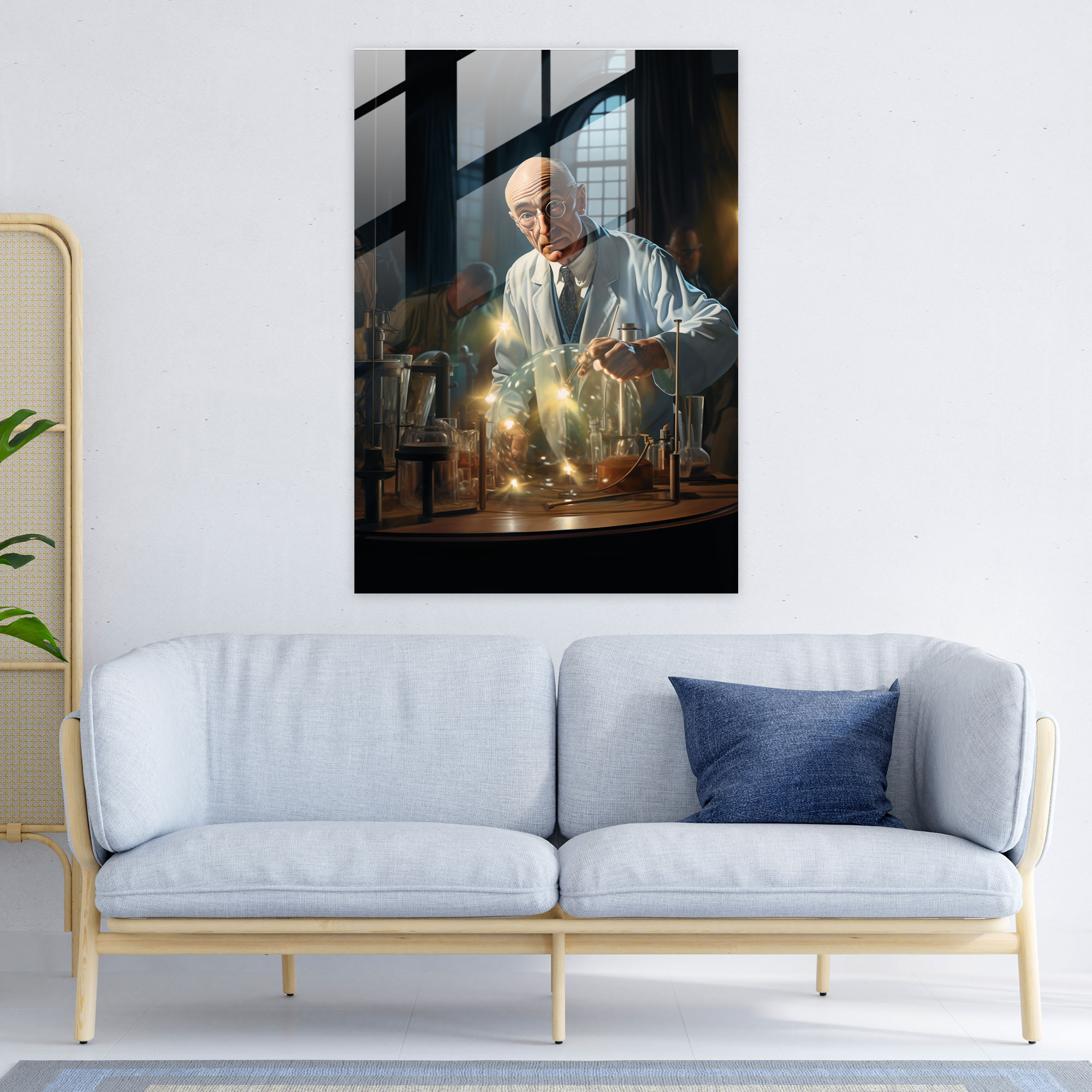 Oppenheimer Ev Dekorasyonu - Testament Fotoğraf gibi Gerçekçi Temsil Modern Sanat
