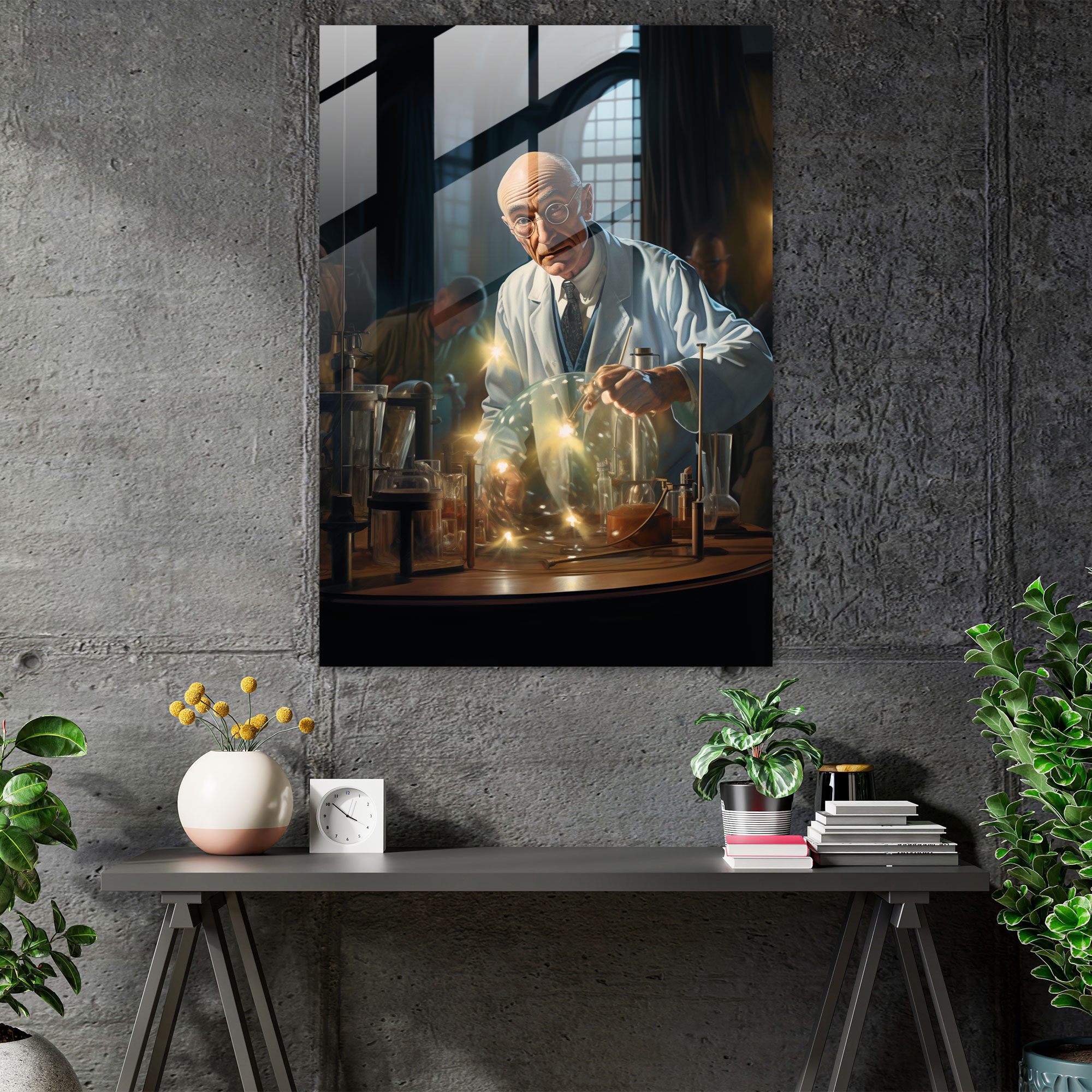 Oppenheimer Ev Dekorasyonu - Testament Fotoğraf gibi Gerçekçi Temsil Modern Sanat