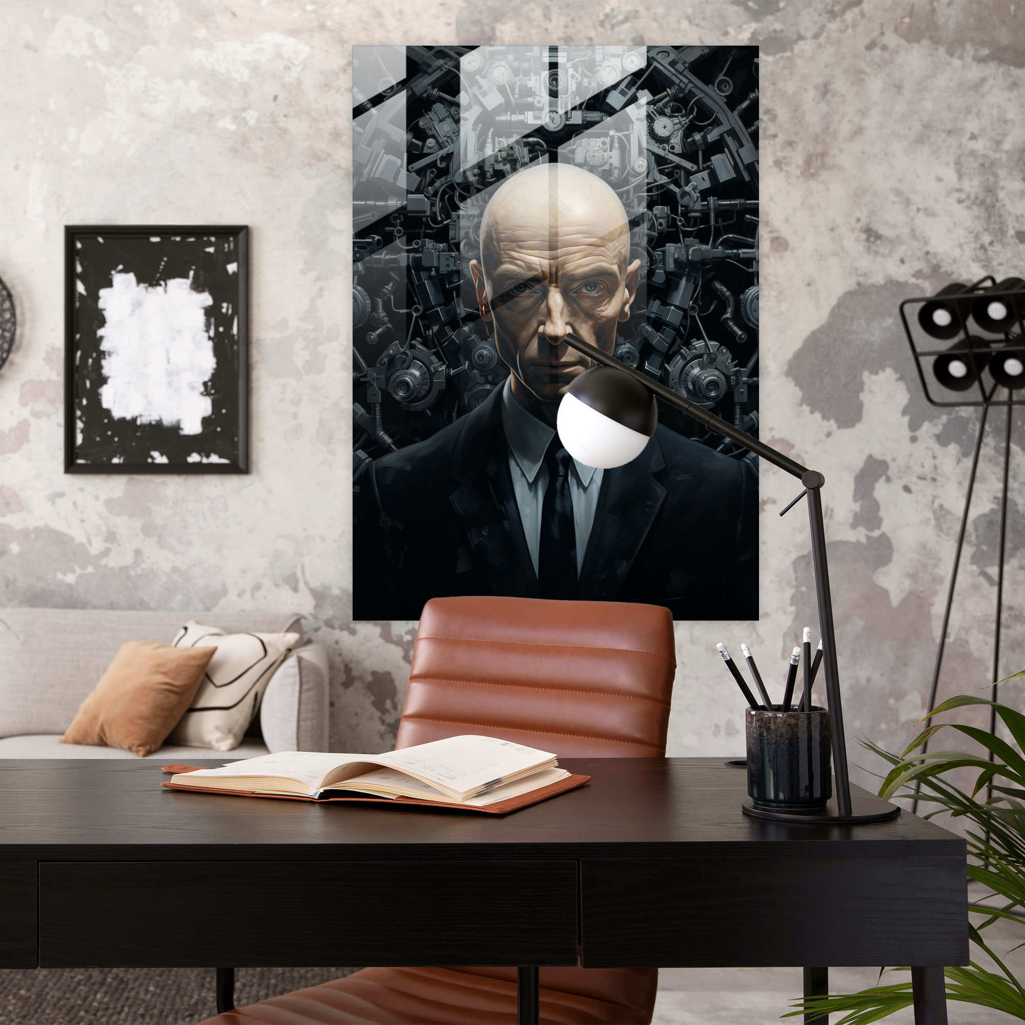 Oppenheimer Cam Sanatı - Sanatçı Dokunuşuyla Cam Duvar Sanatı Esrarlı Kişilik