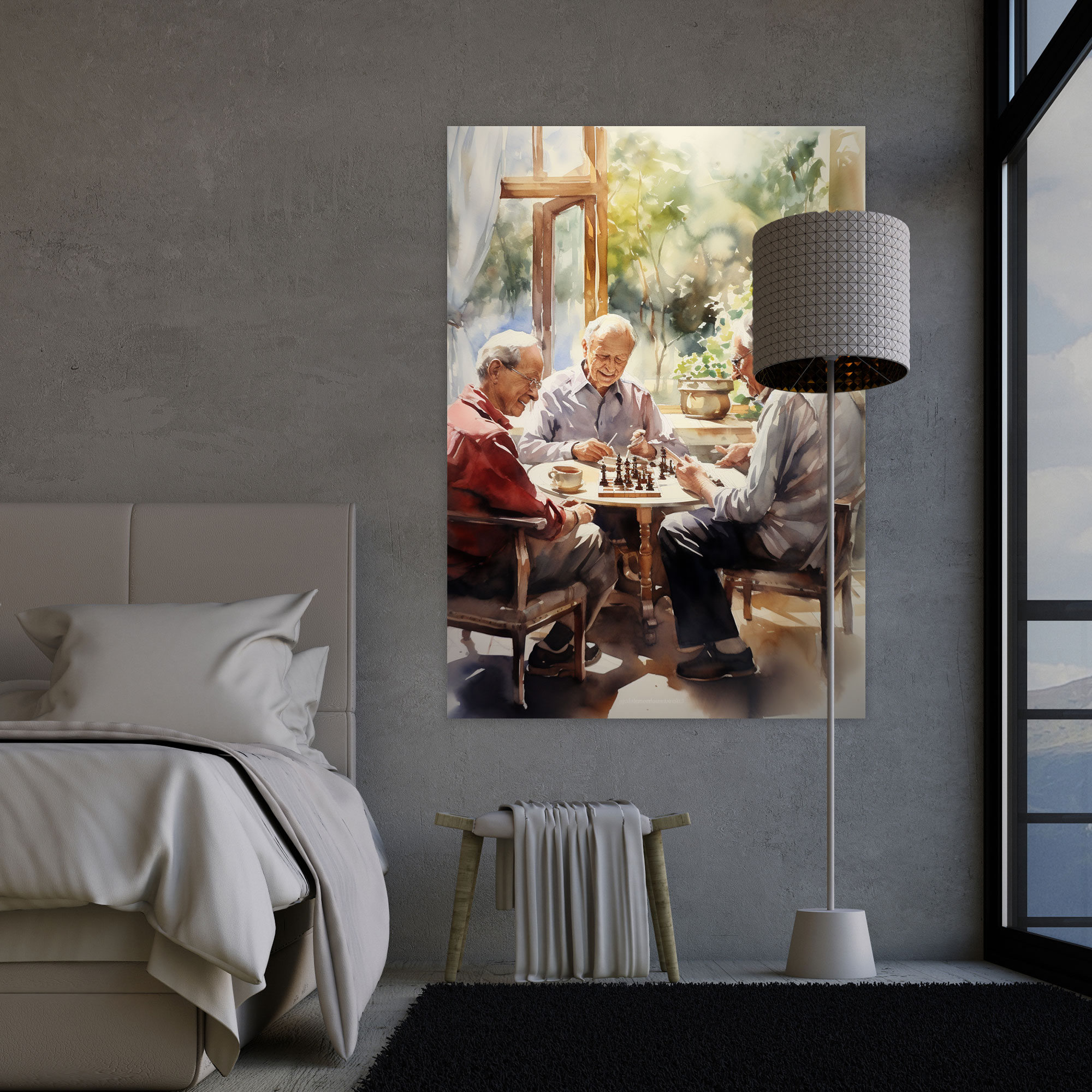 Old Peoples Canvas Print - Old Peoples, Old Peoples, Canvas Print, Wall Art