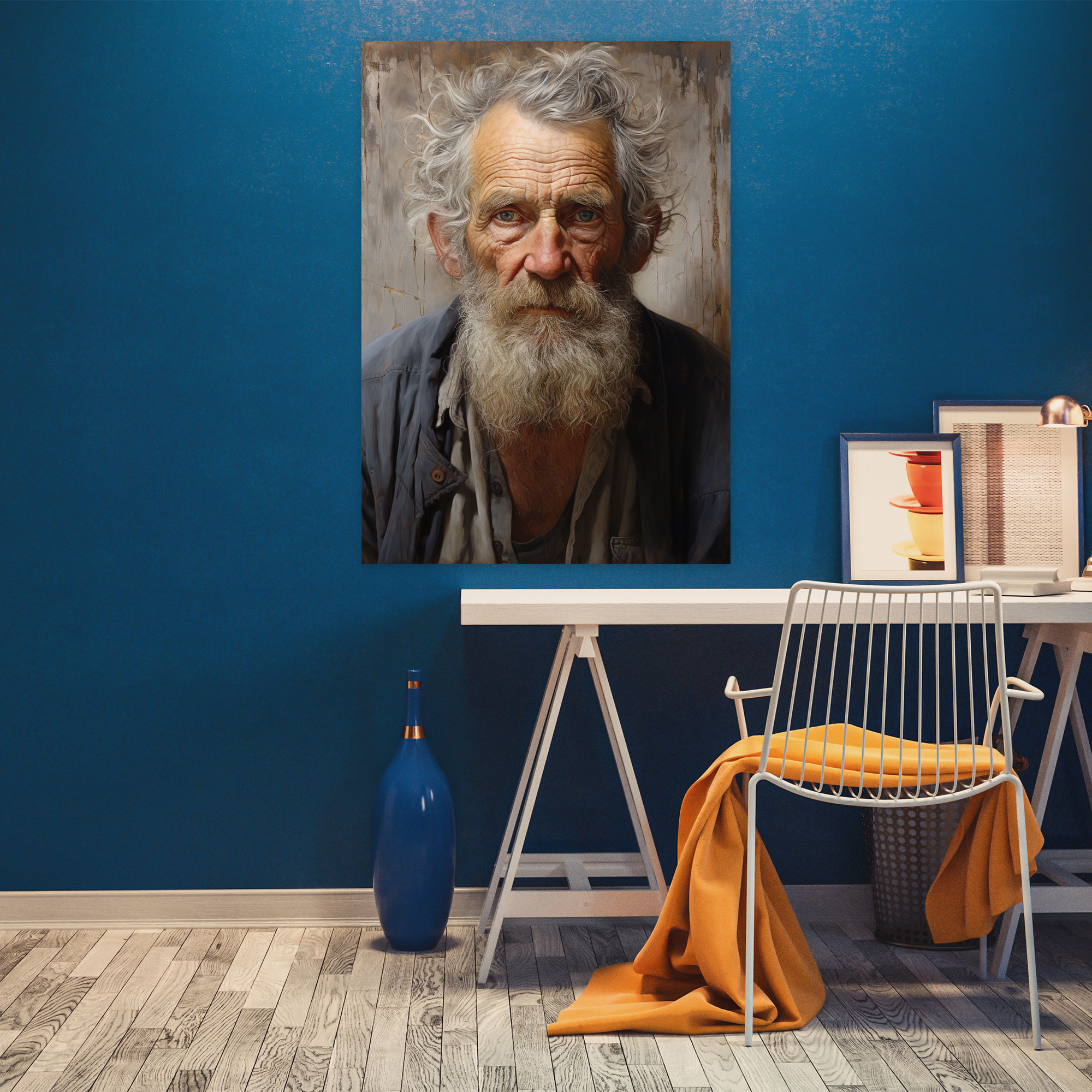 Old Peoples Canvas Print - Old Peoples, Wall Decoration, Home Decoration, Old Peoples