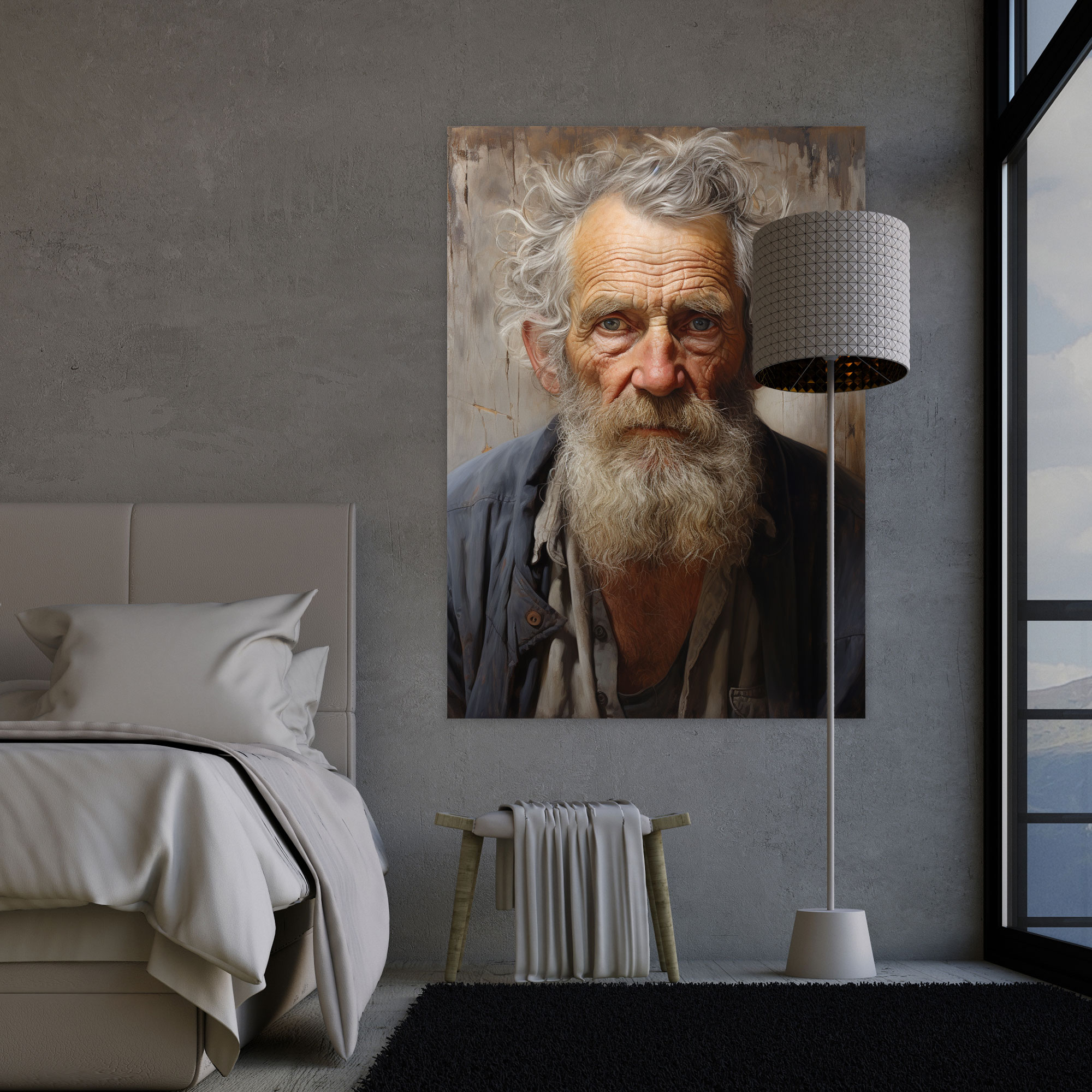 Old Peoples Canvas Print - Old Peoples, Wall Decoration, Home Decoration, Old Peoples