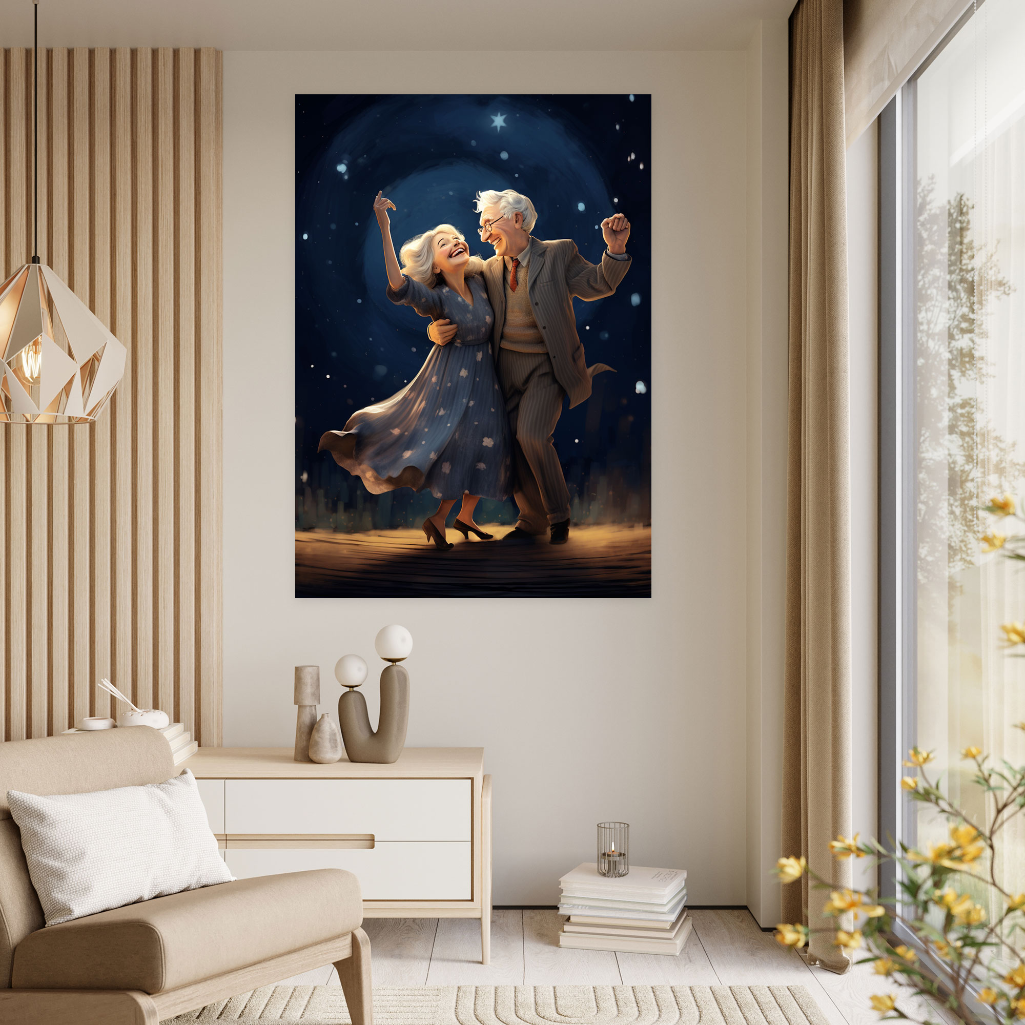 Old Peoples Wall Decoration - Old Peoples, Canvas Wall Art, Wall Art, Canvas Print