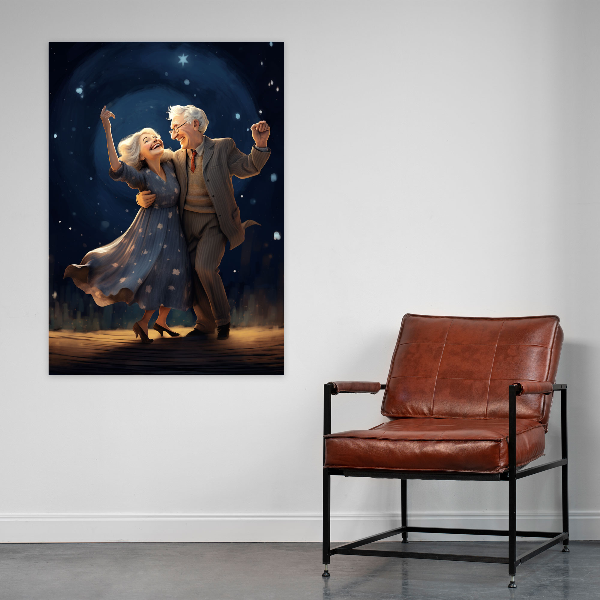 Old Peoples Wall Decoration - Old Peoples, Canvas Wall Art, Wall Art, Canvas Print