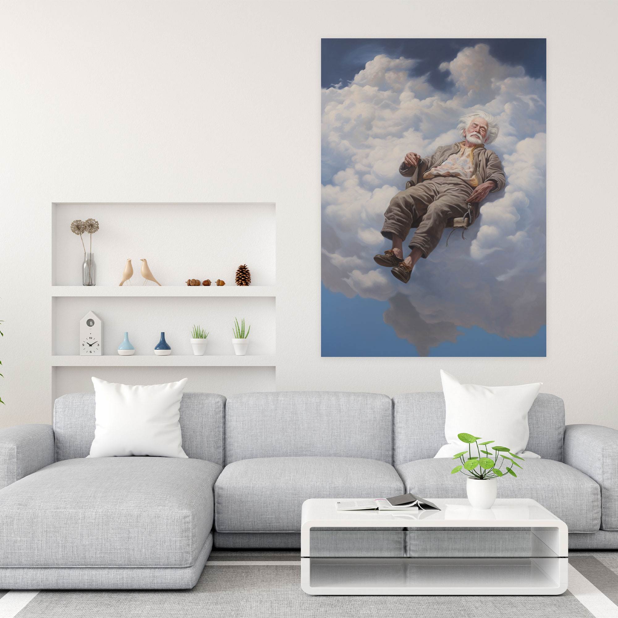 Old Peoples Wall Art - Old Peoples, Canvas, Old Peoples, Home Decoration