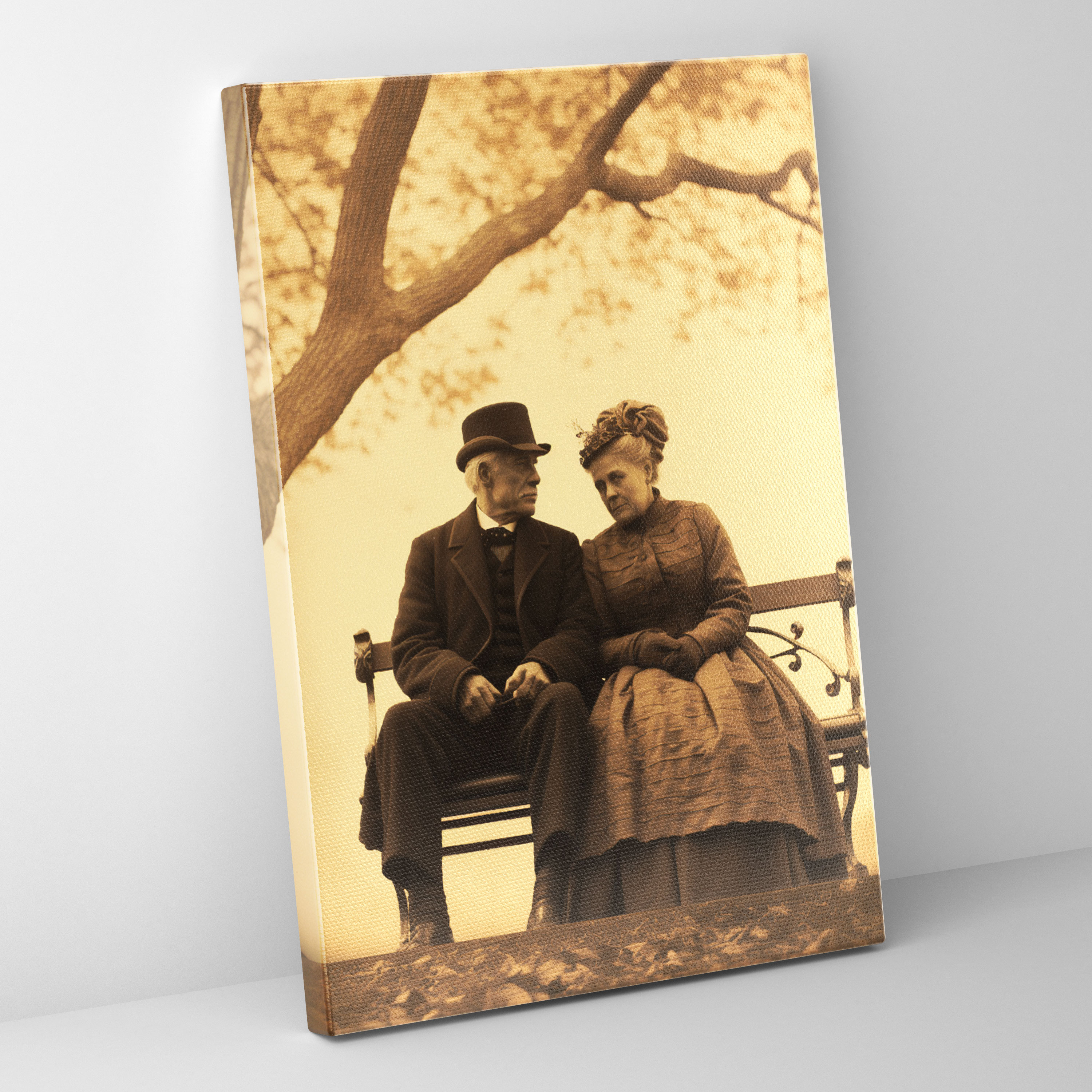 Old Peoples Canvas Print - Old Peoples, Canvas Print, Canvas Wall Art, Old Peoples