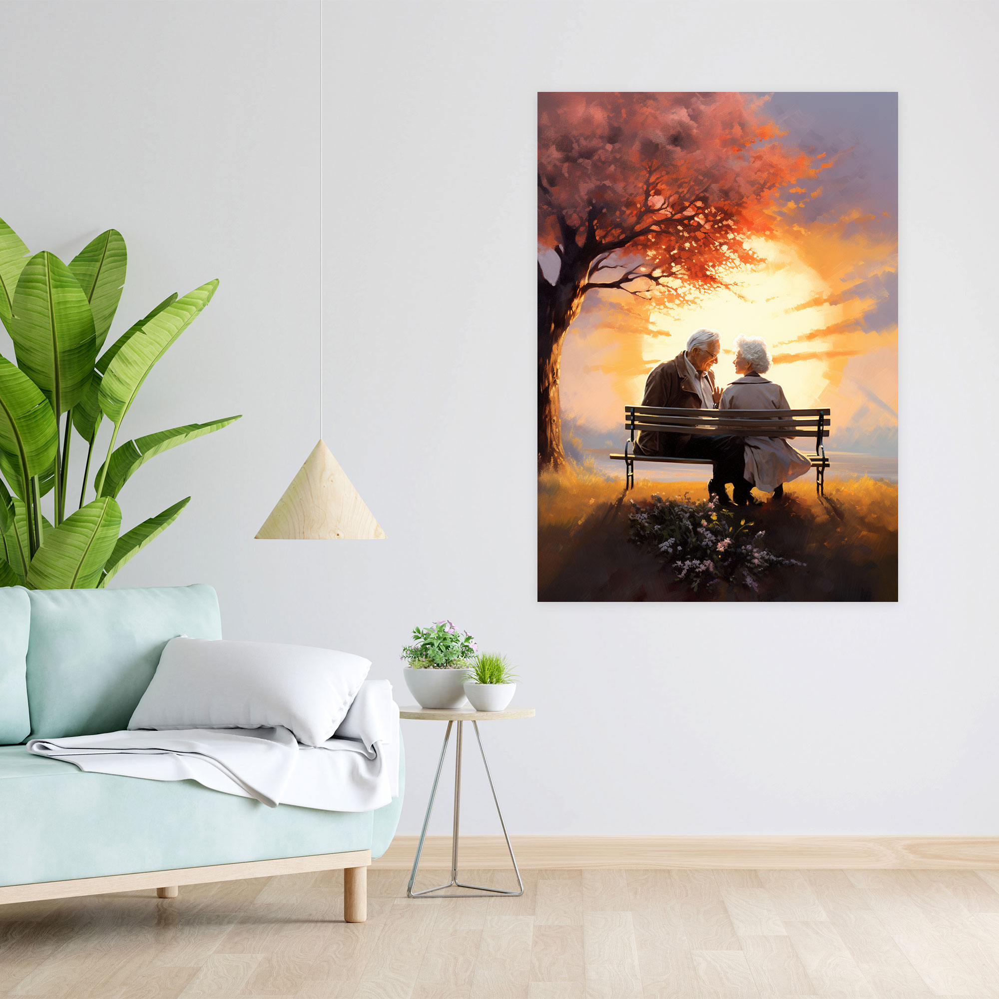 Old Peoples Canvas Print - Old Peoples, Wall Decoration, Canvas, Canvas Print