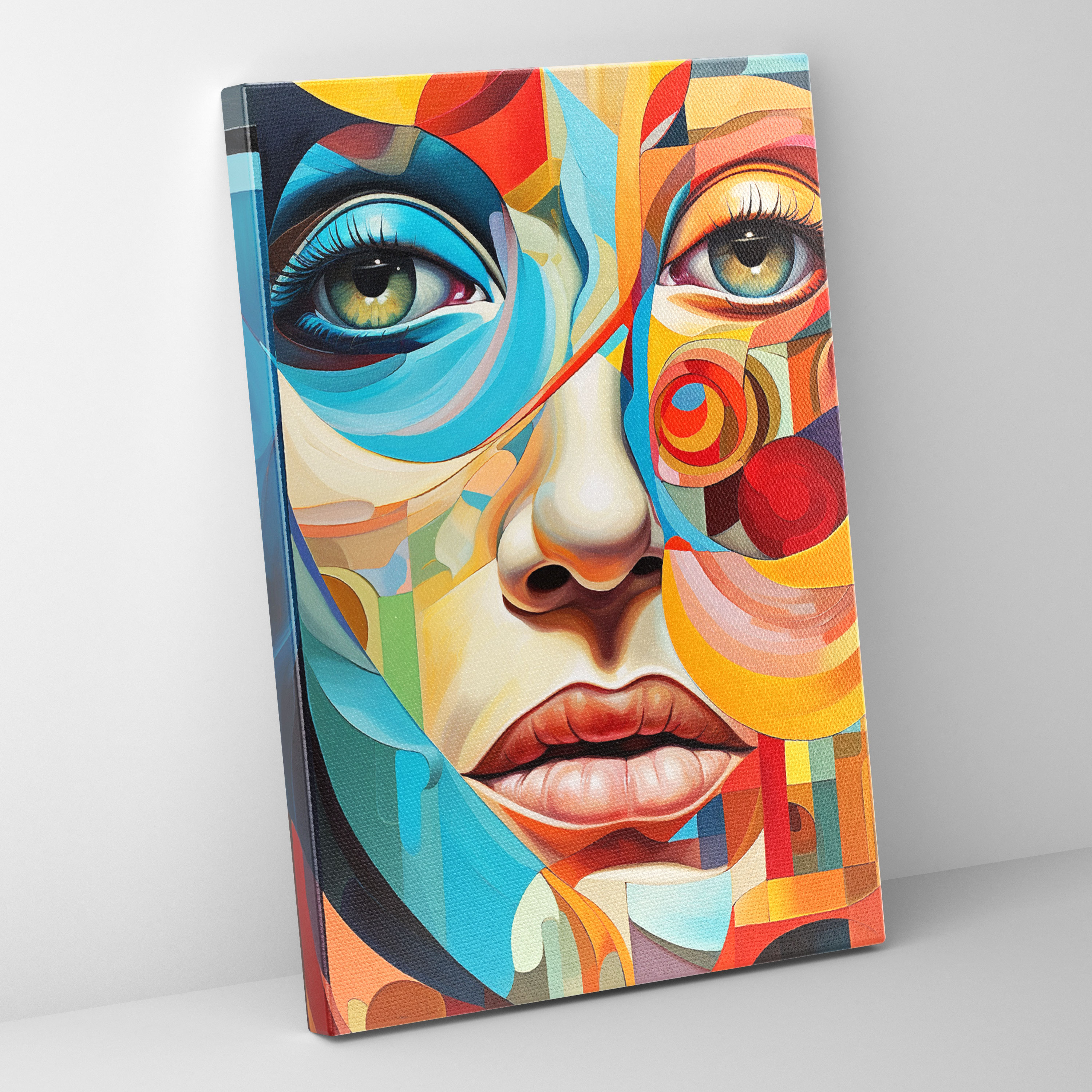 Old Peoples Wall Art - Old Peoples, Canvas Print, Wall Art, Vibrant Colors