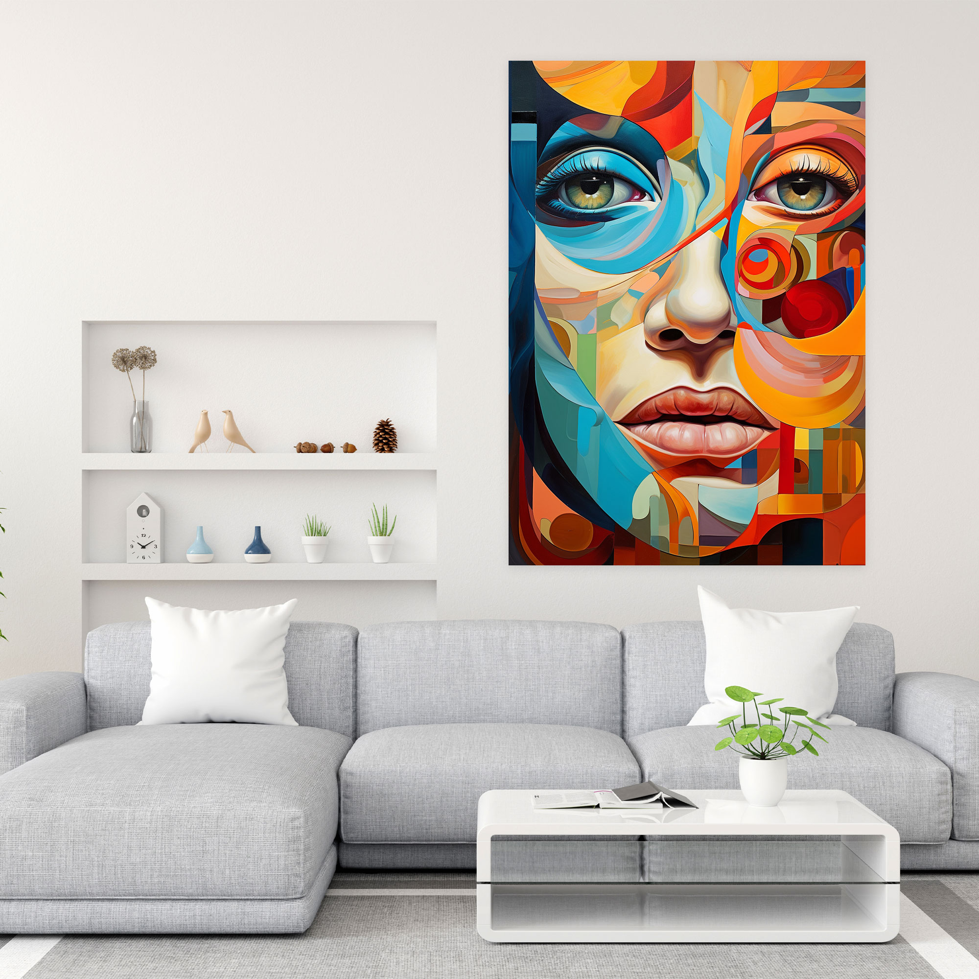 Old Peoples Wall Art - Old Peoples, Canvas Print, Wall Art, Vibrant Colors