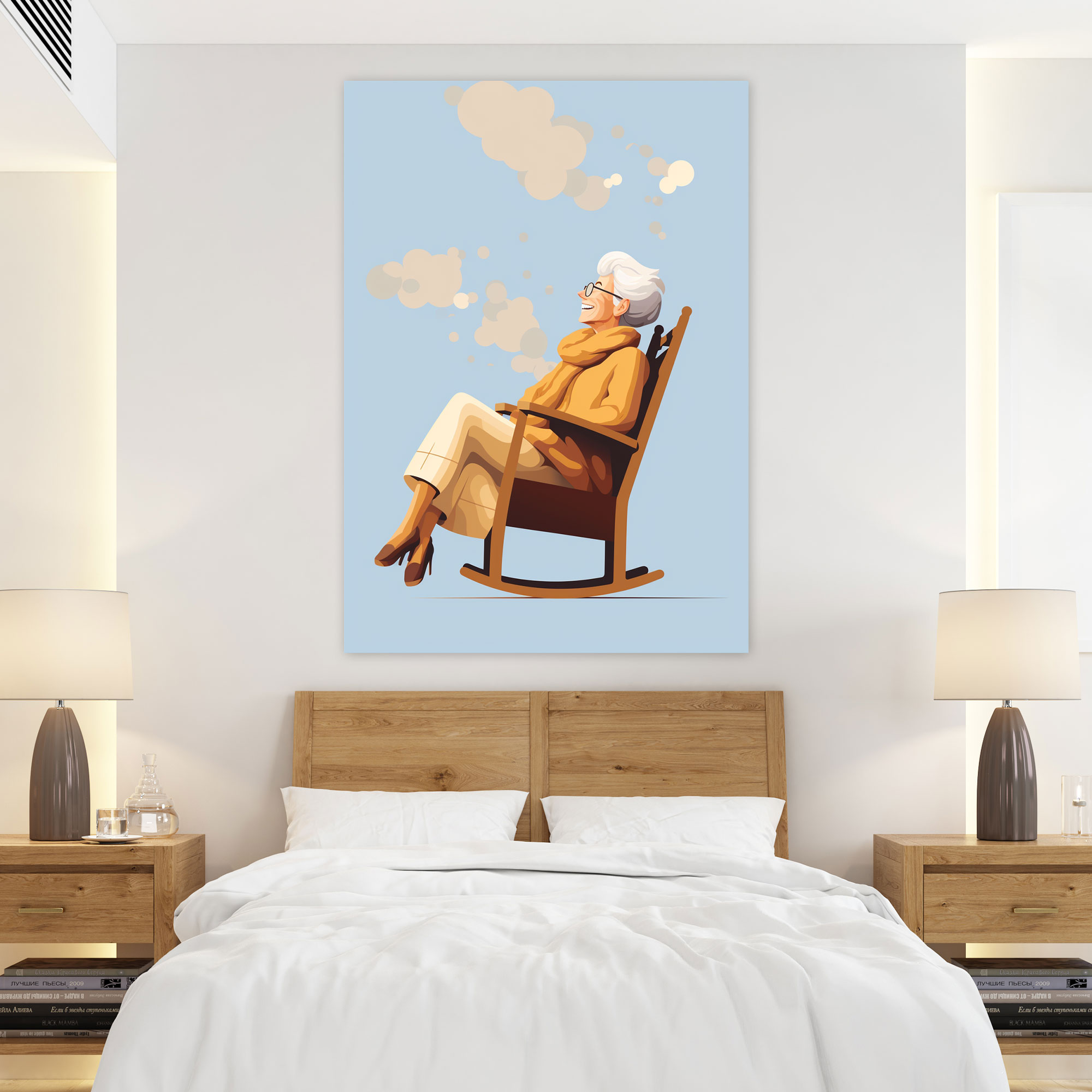 Old Peoples Canvas Print - Old Peoples, Home Decoration, Wall Decoration, Old Peoples