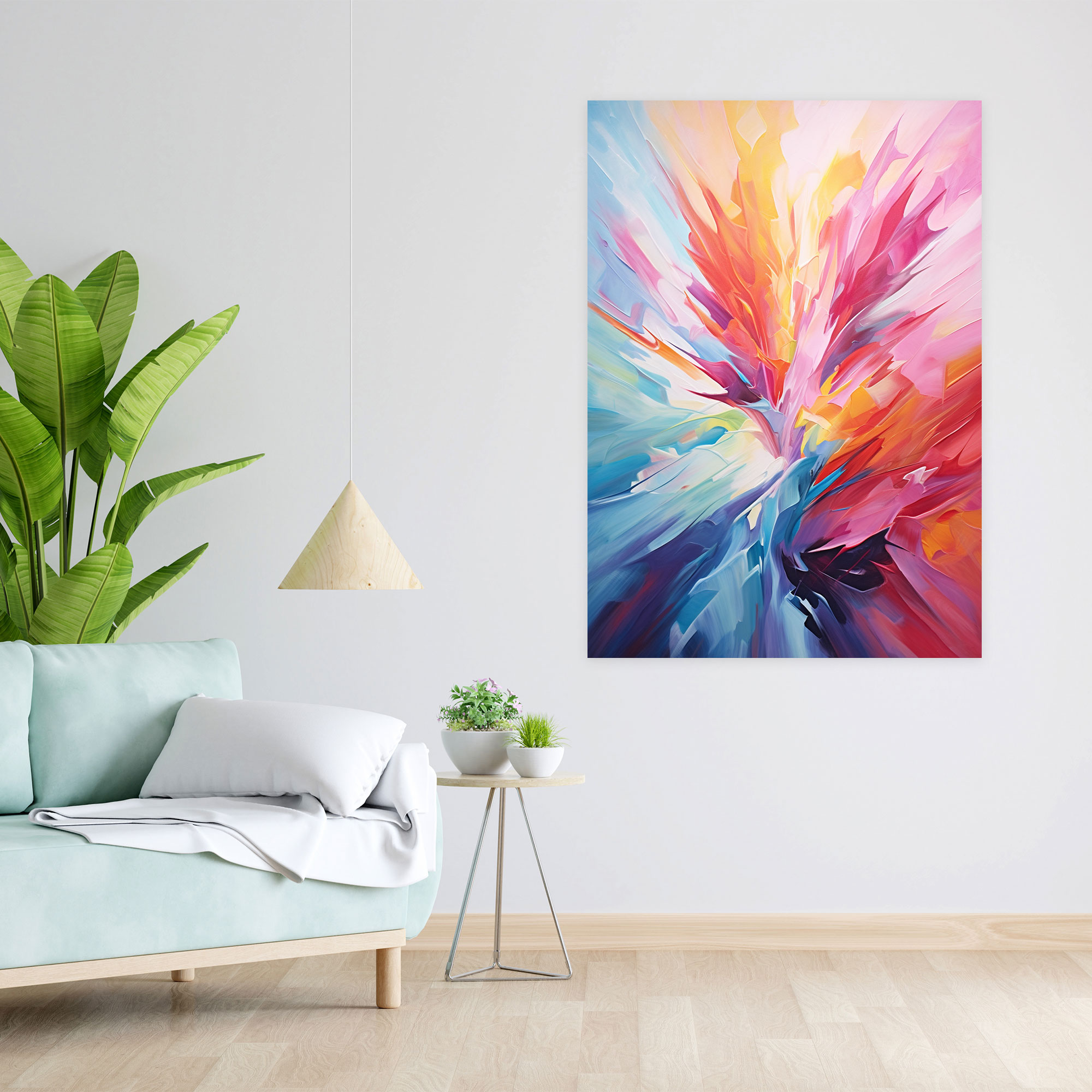 Oppenheimer Abstract Canvas Print - Oppenheimer, Vibrant Colors, Oppenheimer, Canvas