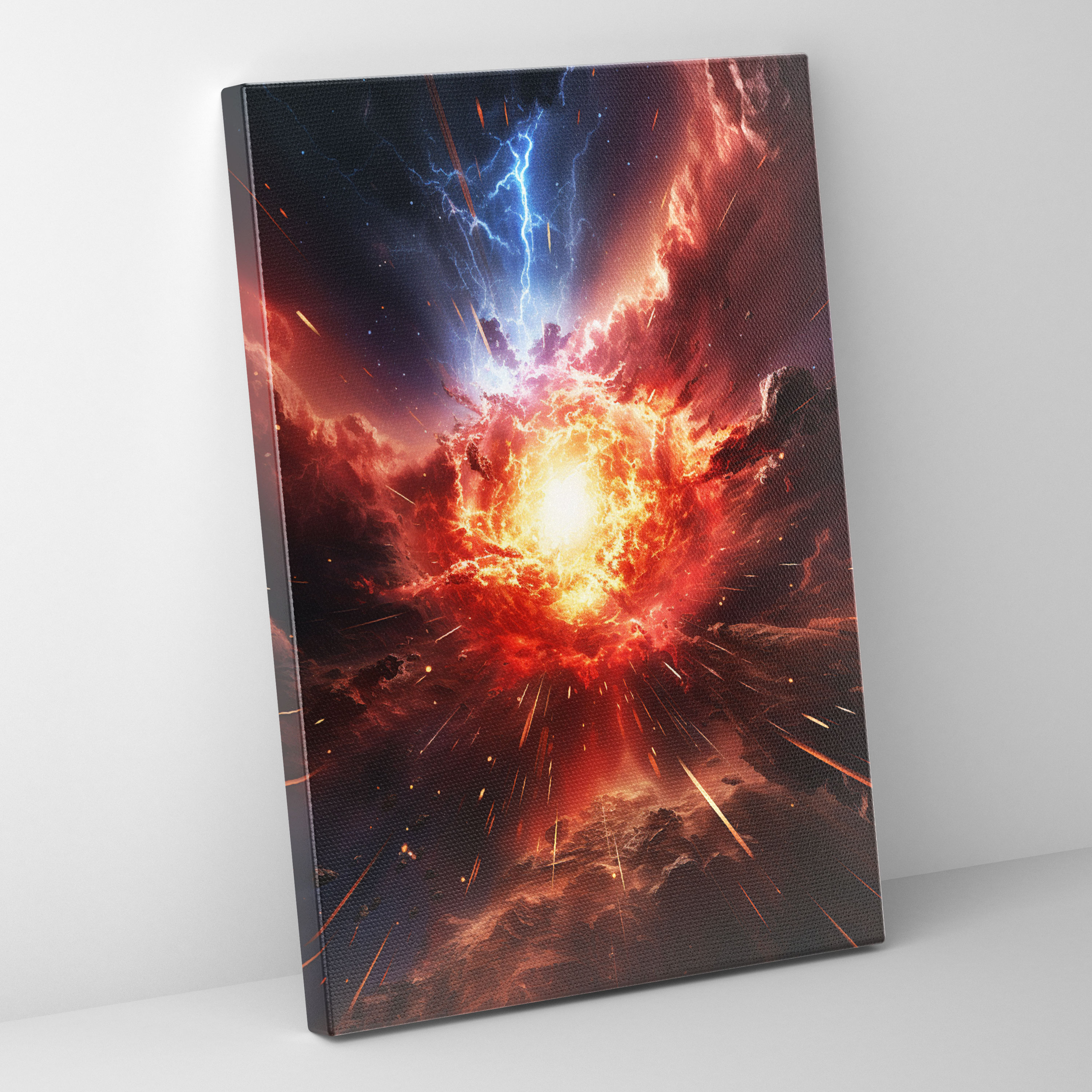 Oppenheimer Celestial Wall Art - Oppenheimer, Canvas Wall Art, Modern Digital Artwork, Wall Decoration