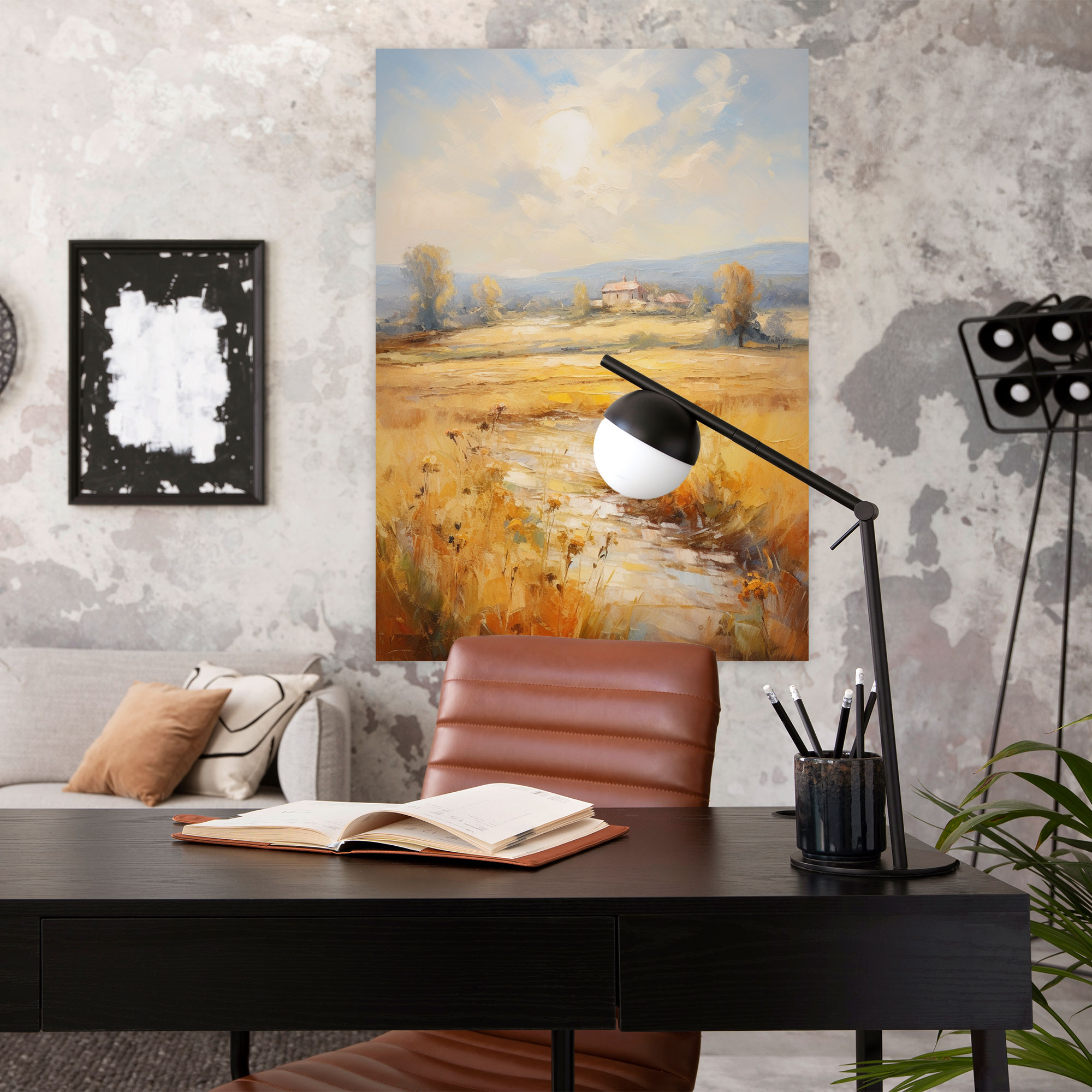 Oppenheimer Canvas Print - Impressionist Landscape Wall Art - Oppenheimer, Canvas Print, Wall Art, Home Decoration
