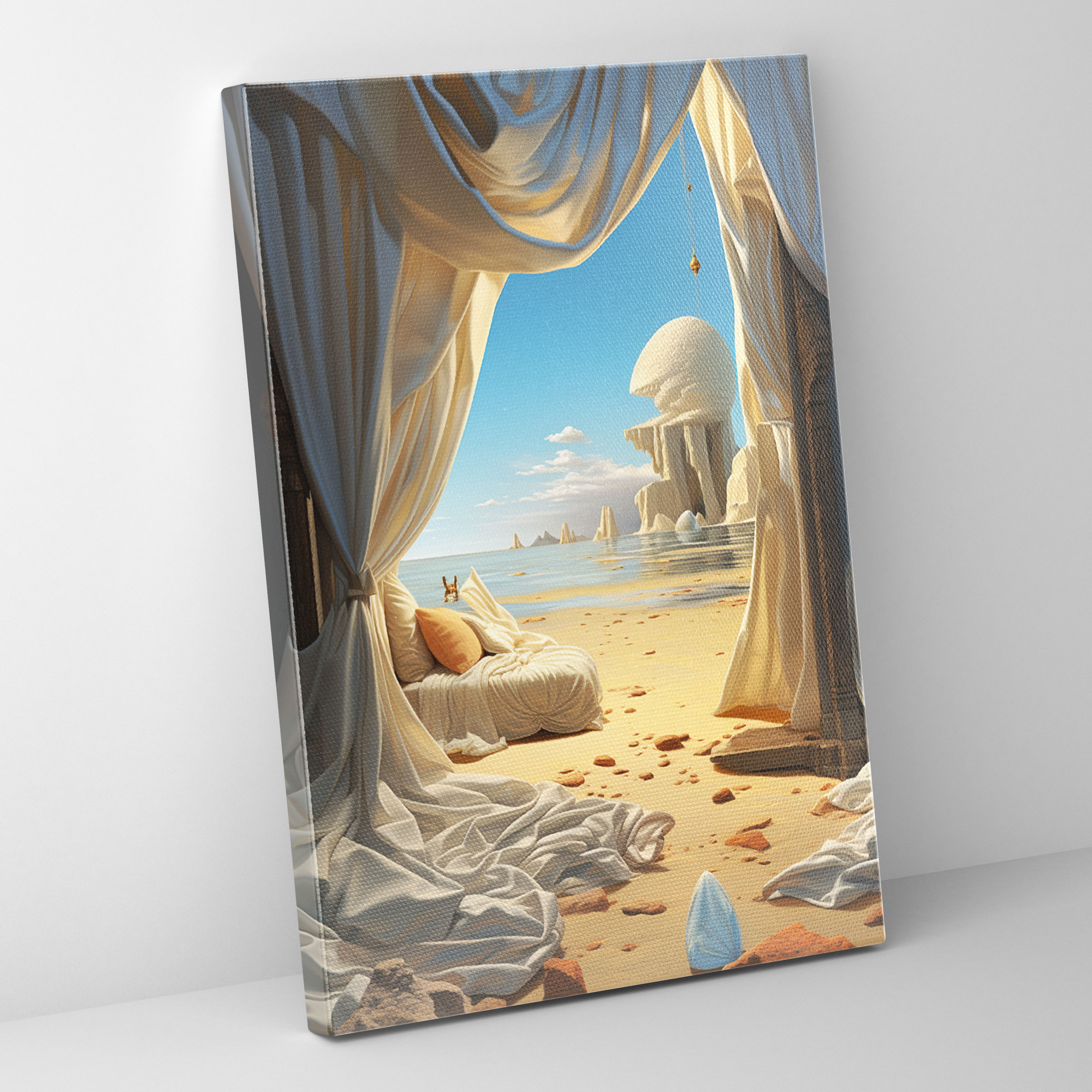 Oppenheimer Canvas Print - Surrealist Wall Art - Oppenheimer, Distorted Objects, Wall Decoration, Canvas