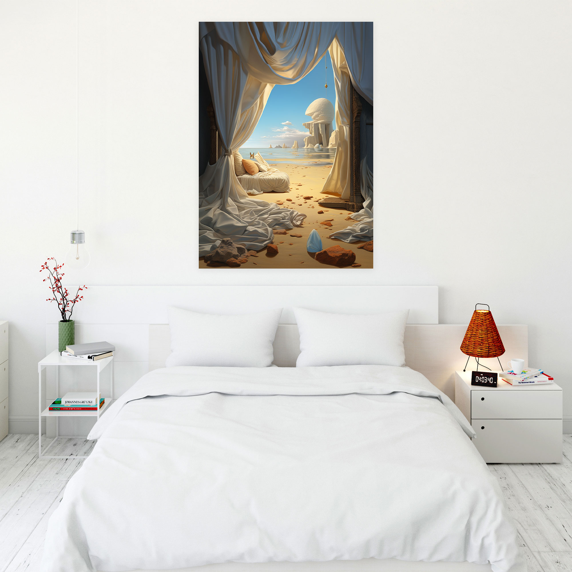 Oppenheimer Canvas Print - Surrealist Wall Art - Oppenheimer, Distorted Objects, Wall Decoration, Canvas