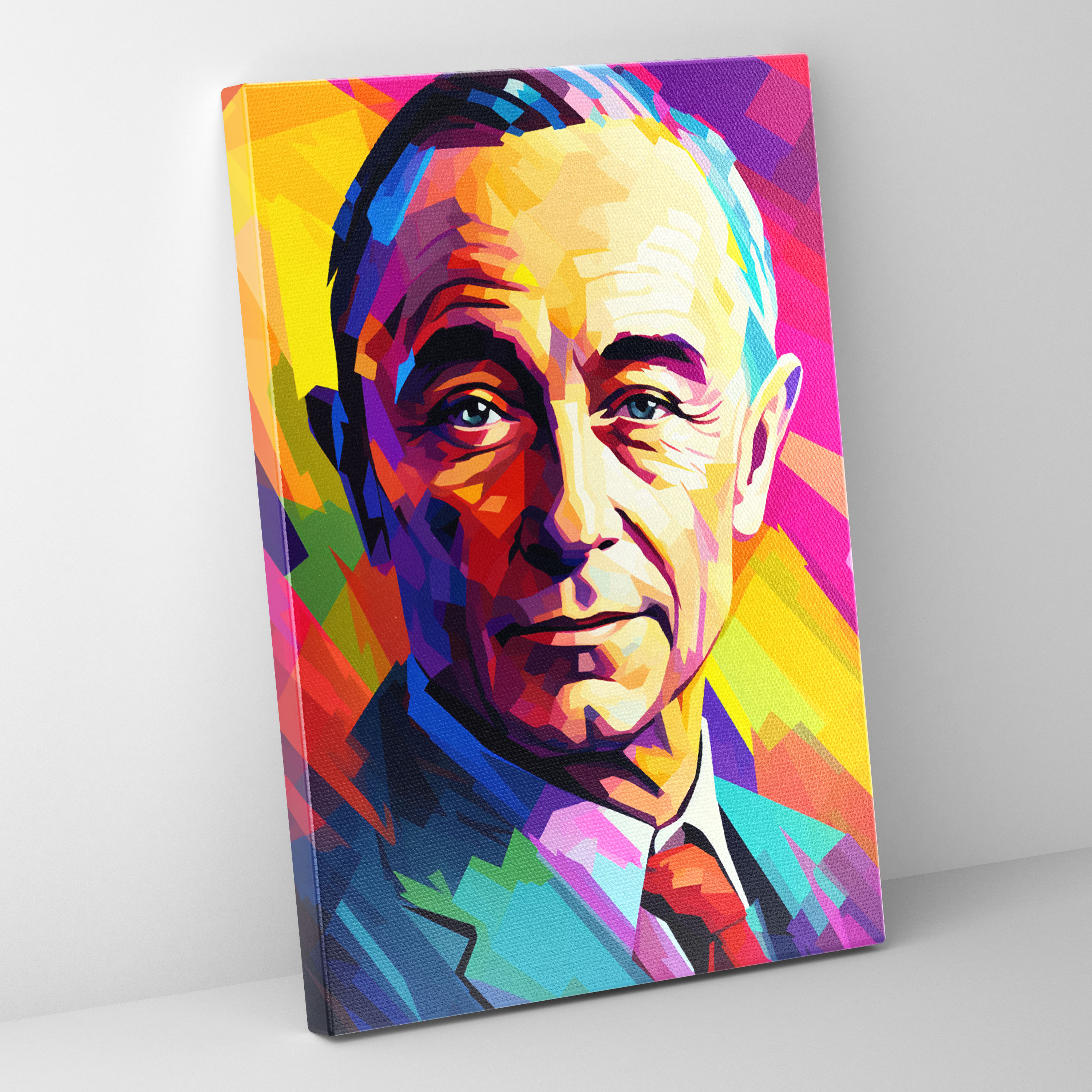 Oppenheimer Pop Art Canvas Print - Oppenheimer, Home Decoration, Oppenheimer, Canvas