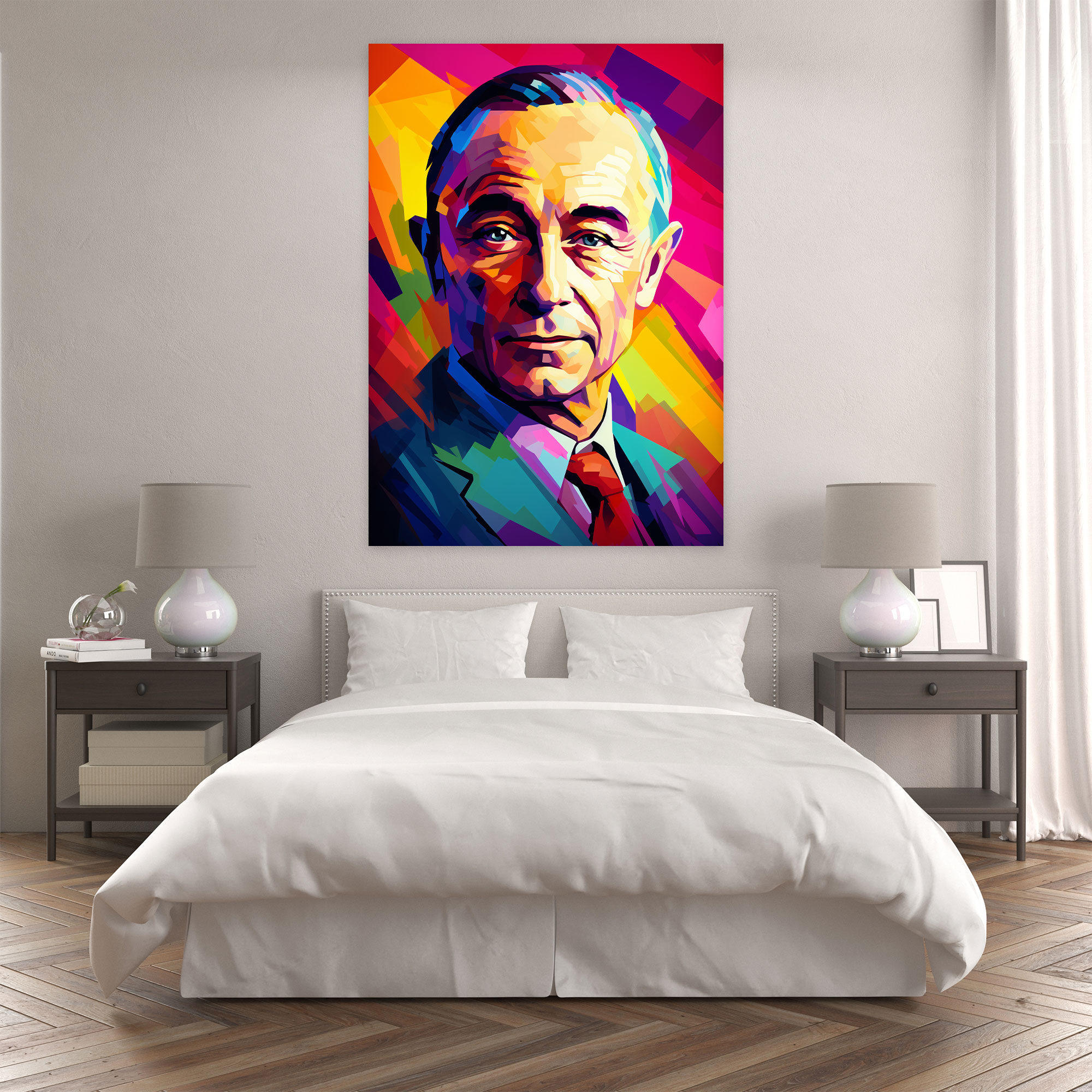 Oppenheimer Pop Art Canvas Print - Oppenheimer, Home Decoration, Oppenheimer, Canvas