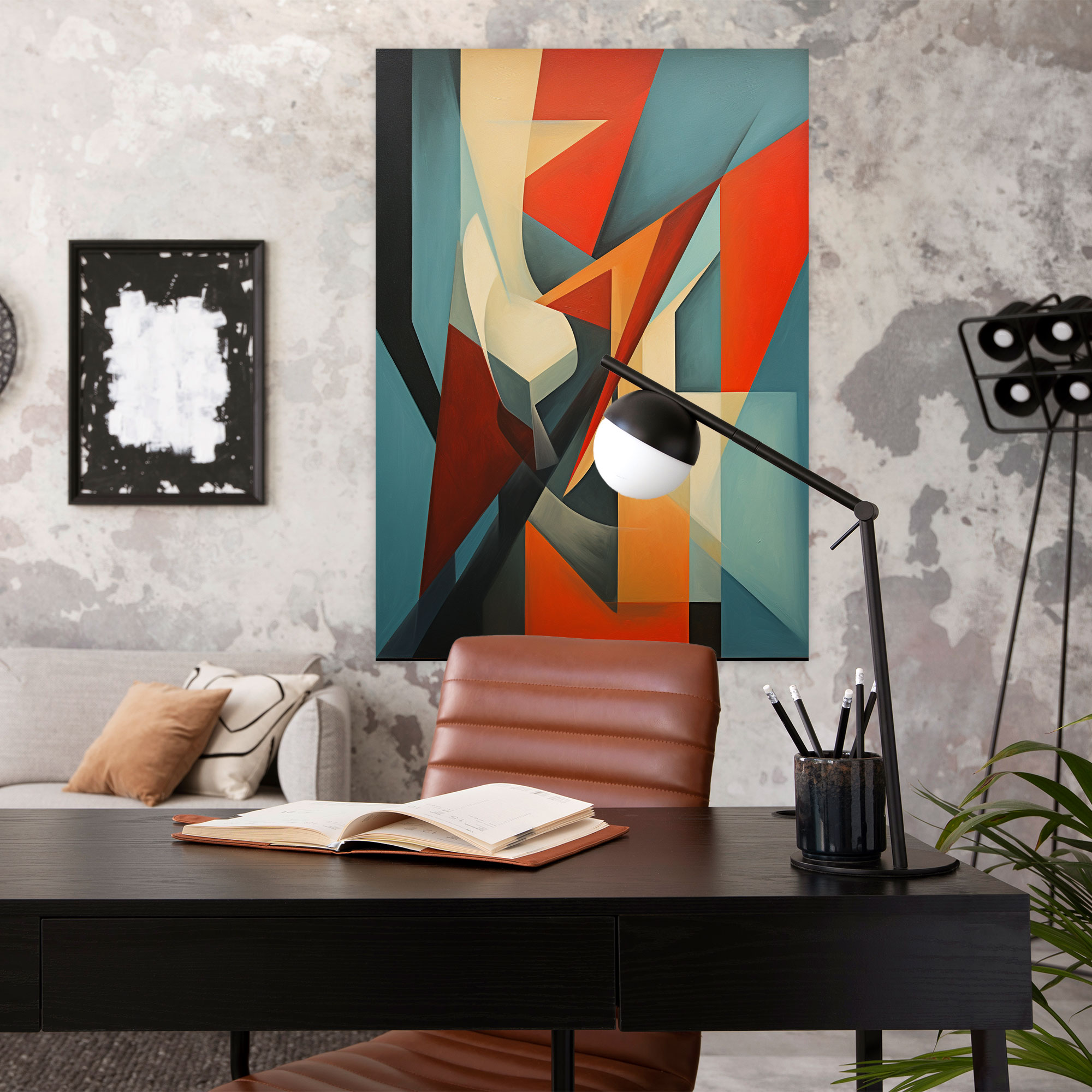 Oppenheimer Geometric Canvas Print - Oppenheimer, Canvas Print, Brilliance, Abstract Art