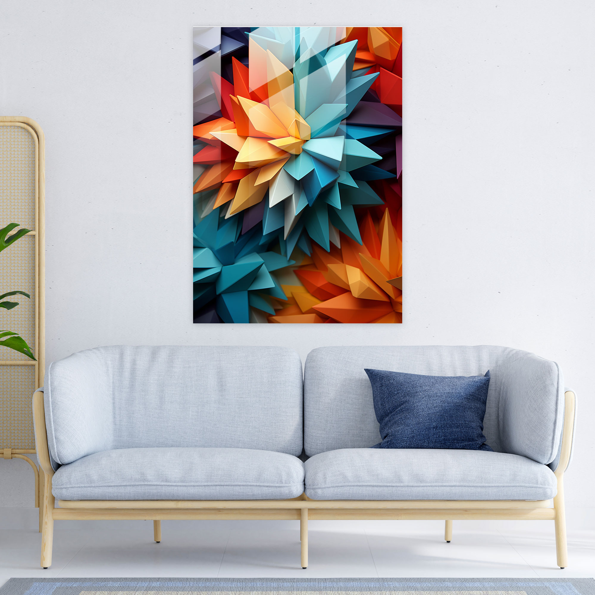 Origami Wall Decoration - Origami, Origami, Modern Art, Mesmerizing