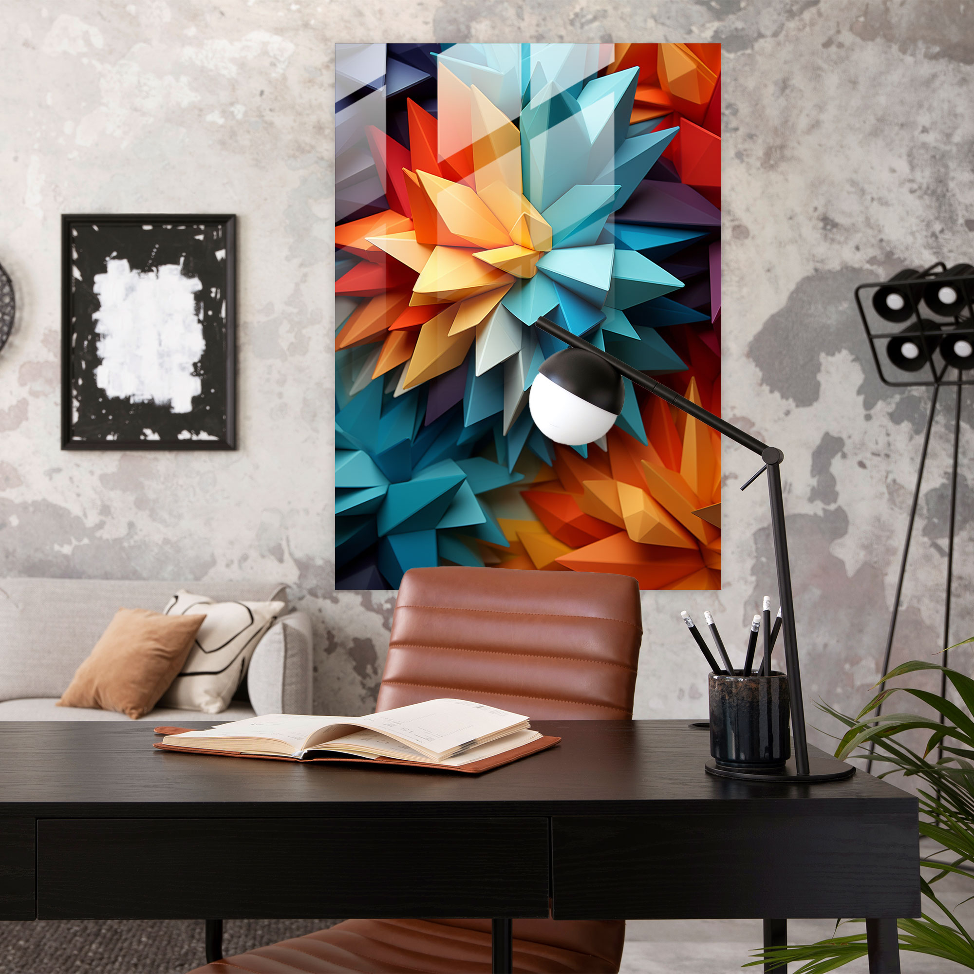 Origami Wall Decoration - Origami, Origami, Modern Art, Mesmerizing