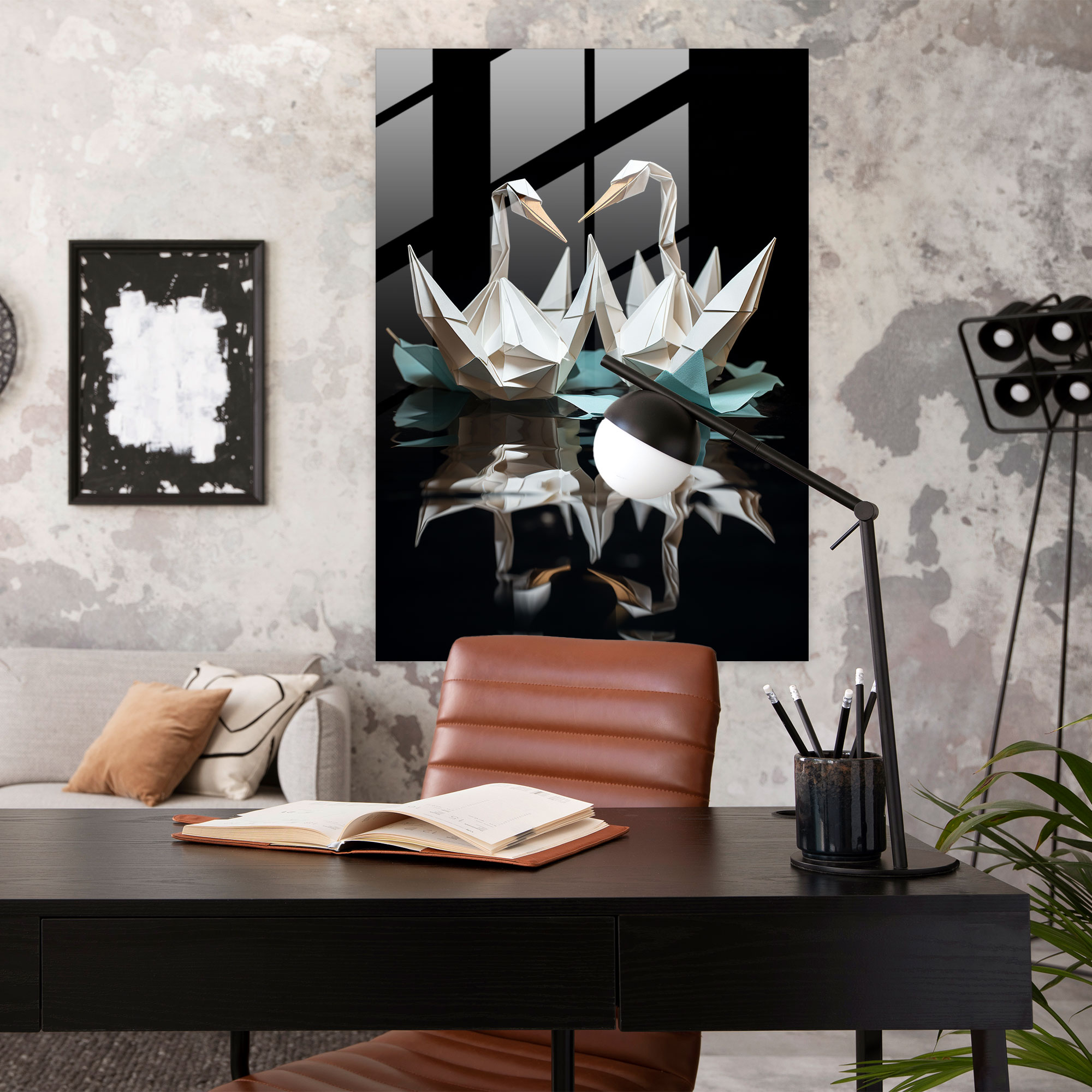 Origami Wall Decoration - Origami, Elegant, Home Decoration, Wall Decoration