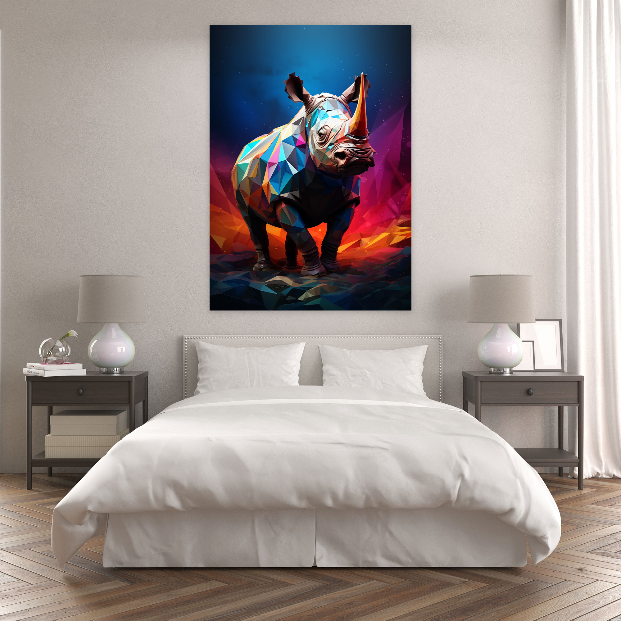 Origami Animals Wall Art - Origami, Canvas Wall Art, Origami Animals, Canvas Print