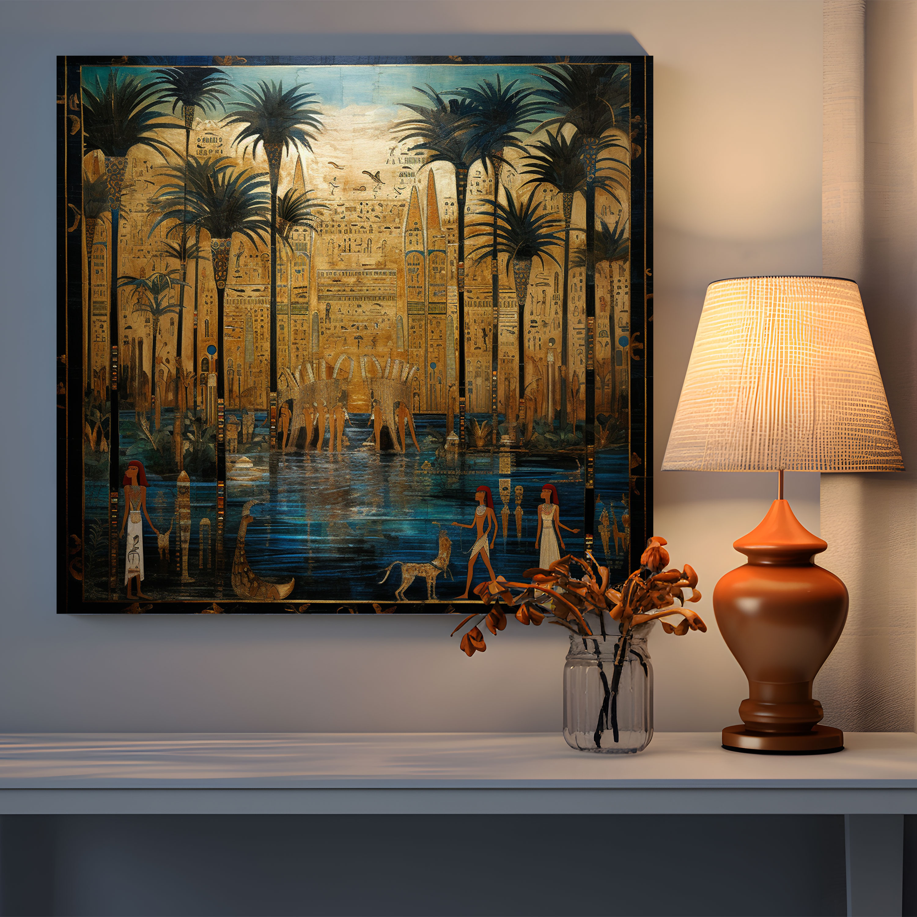 Papyrus Canvas Print - Timeless Beauty - Papyrus, Contemporary, Traditional, Papyrus