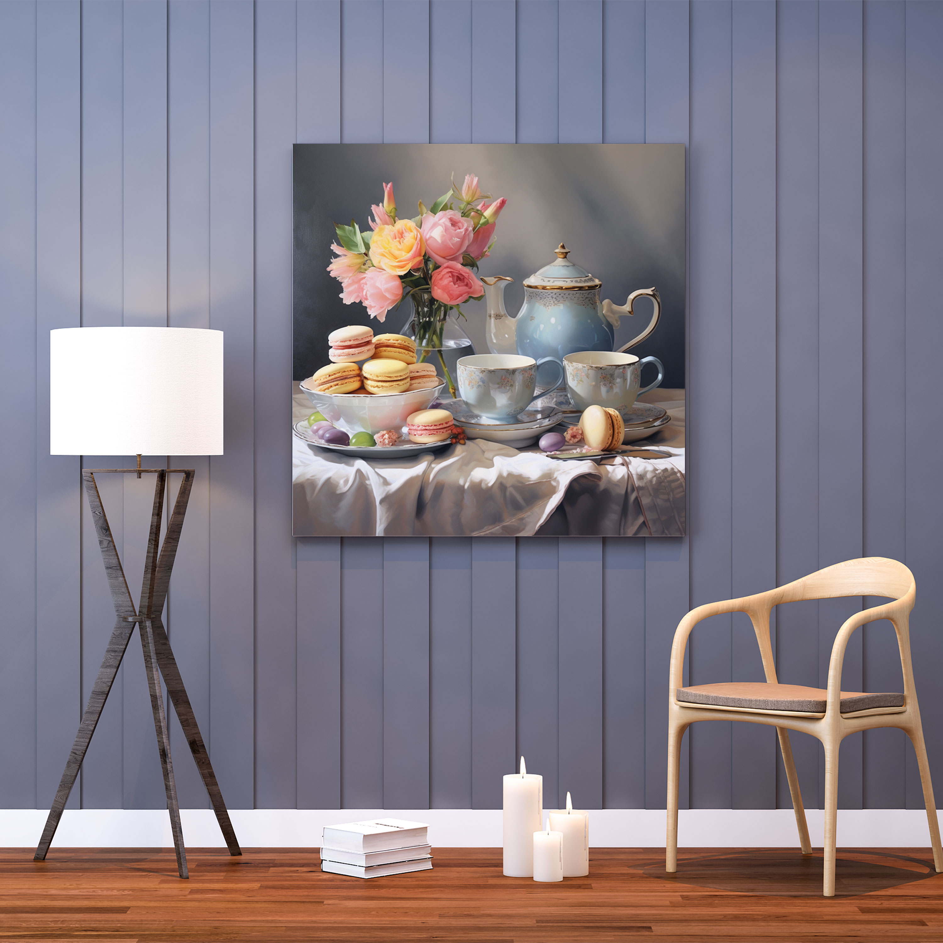 Pastel Wall Decoration - Still Life Canvas Print - Pastel, Canvas Wall Art, Pastel, Home Decoration