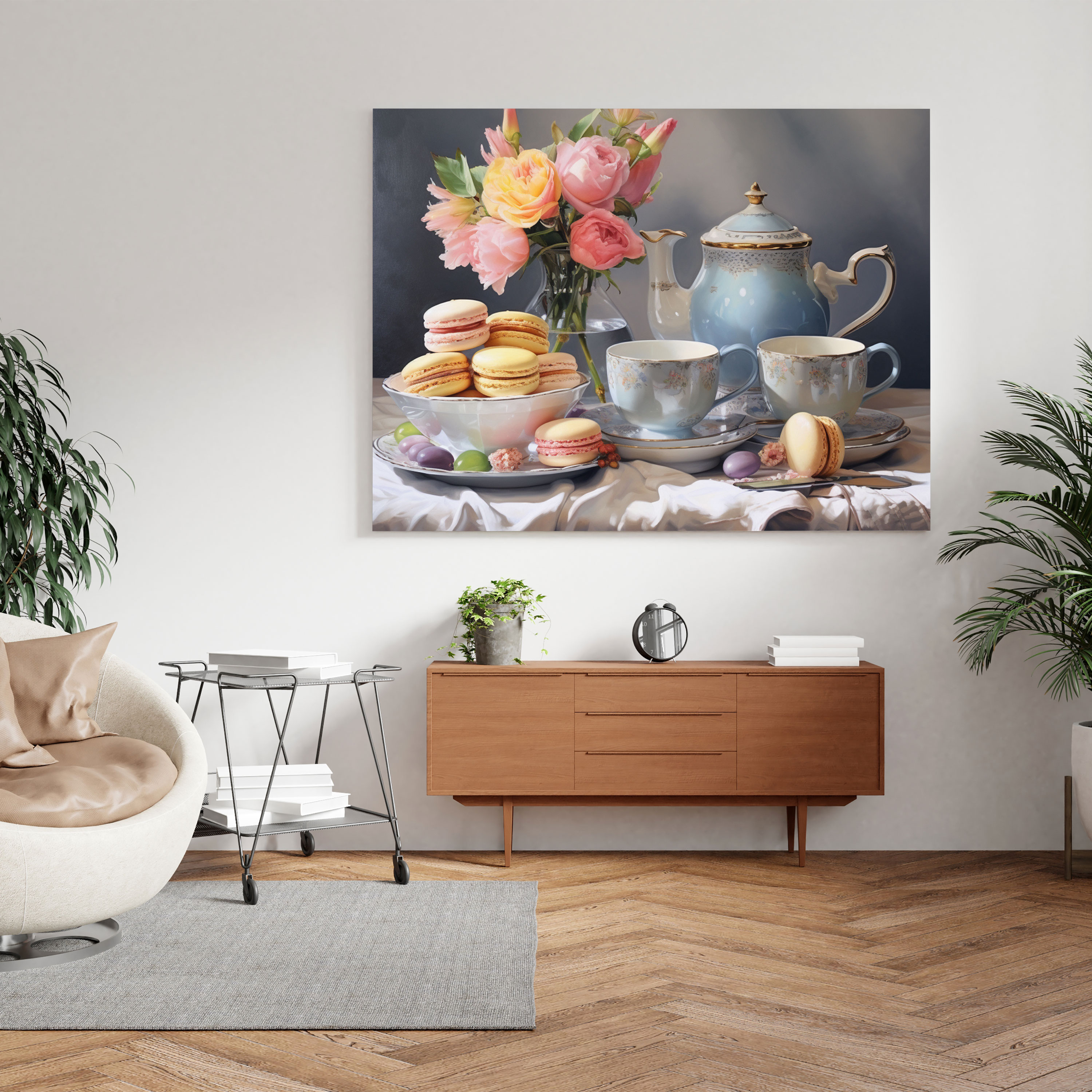 Pastel Wall Decoration - Still Life Canvas Print - Pastel, Canvas Wall Art, Pastel, Home Decoration
